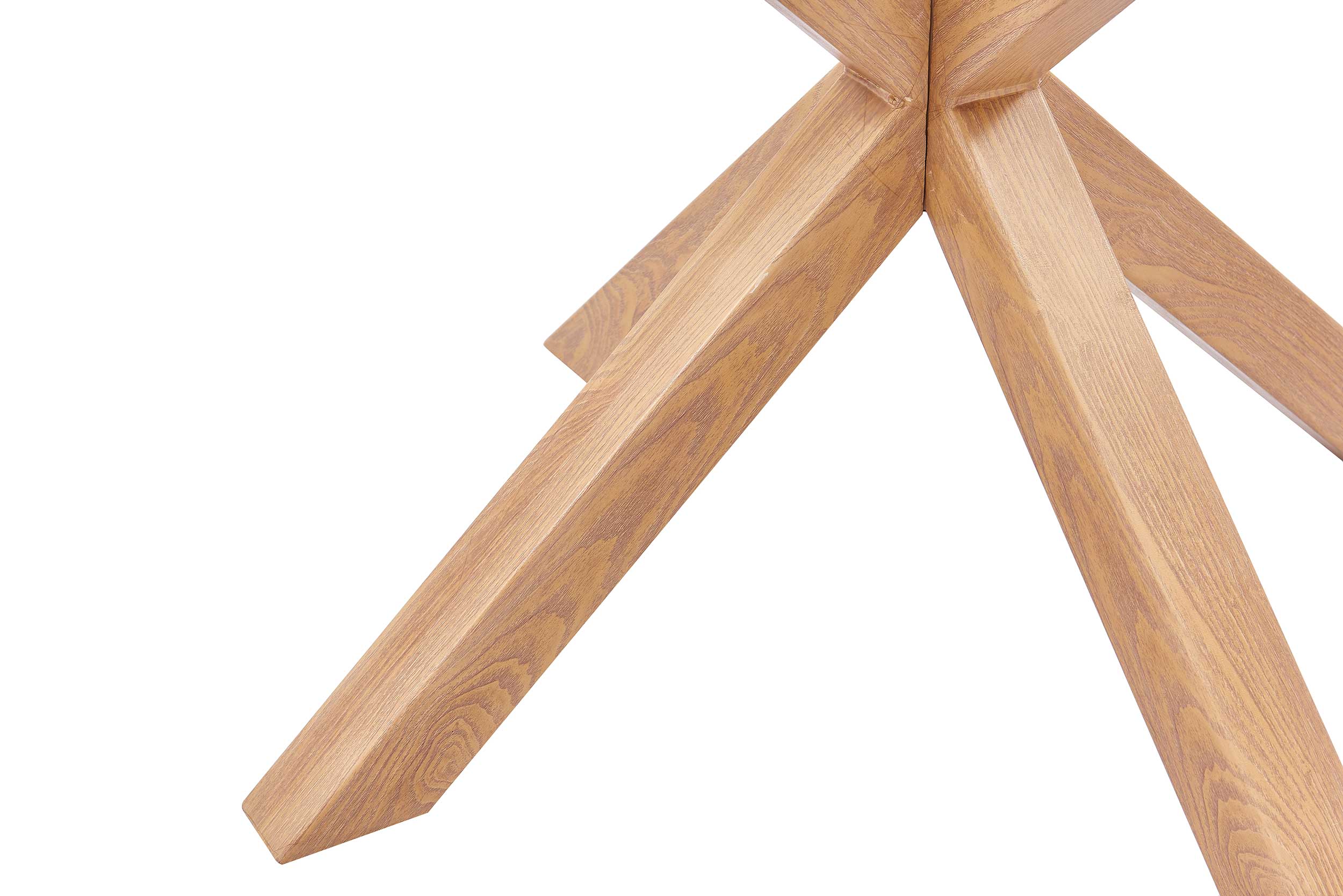 Table à manger Hasel ø120cm - brun/verre - Image 2