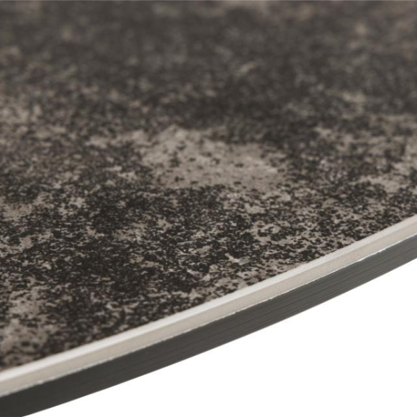 Table à manger Heaven Ø119 - céramique/ noir - Image 4