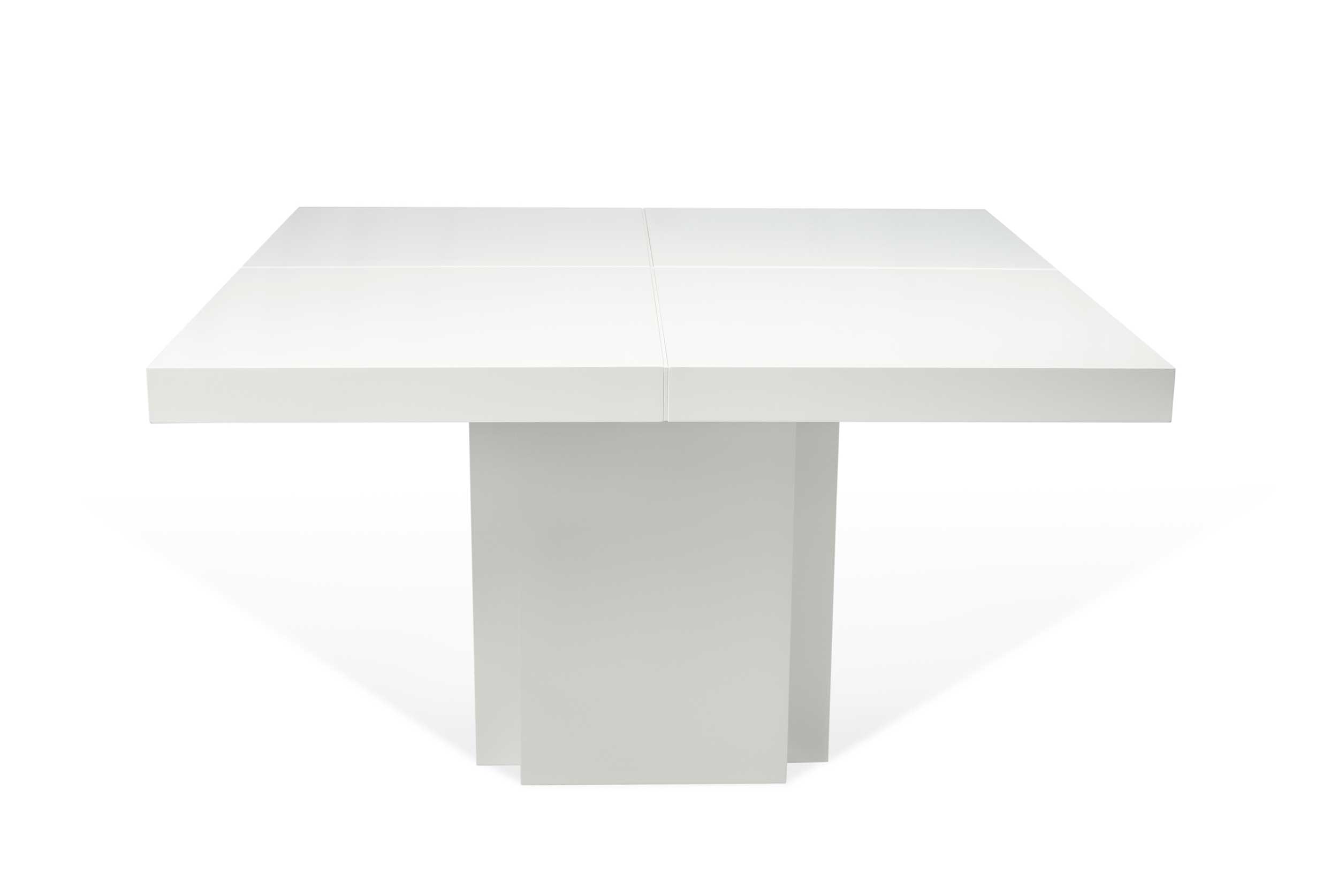 Table à manger Mundus 150 x 150 cm - blanc brillant - Image 6