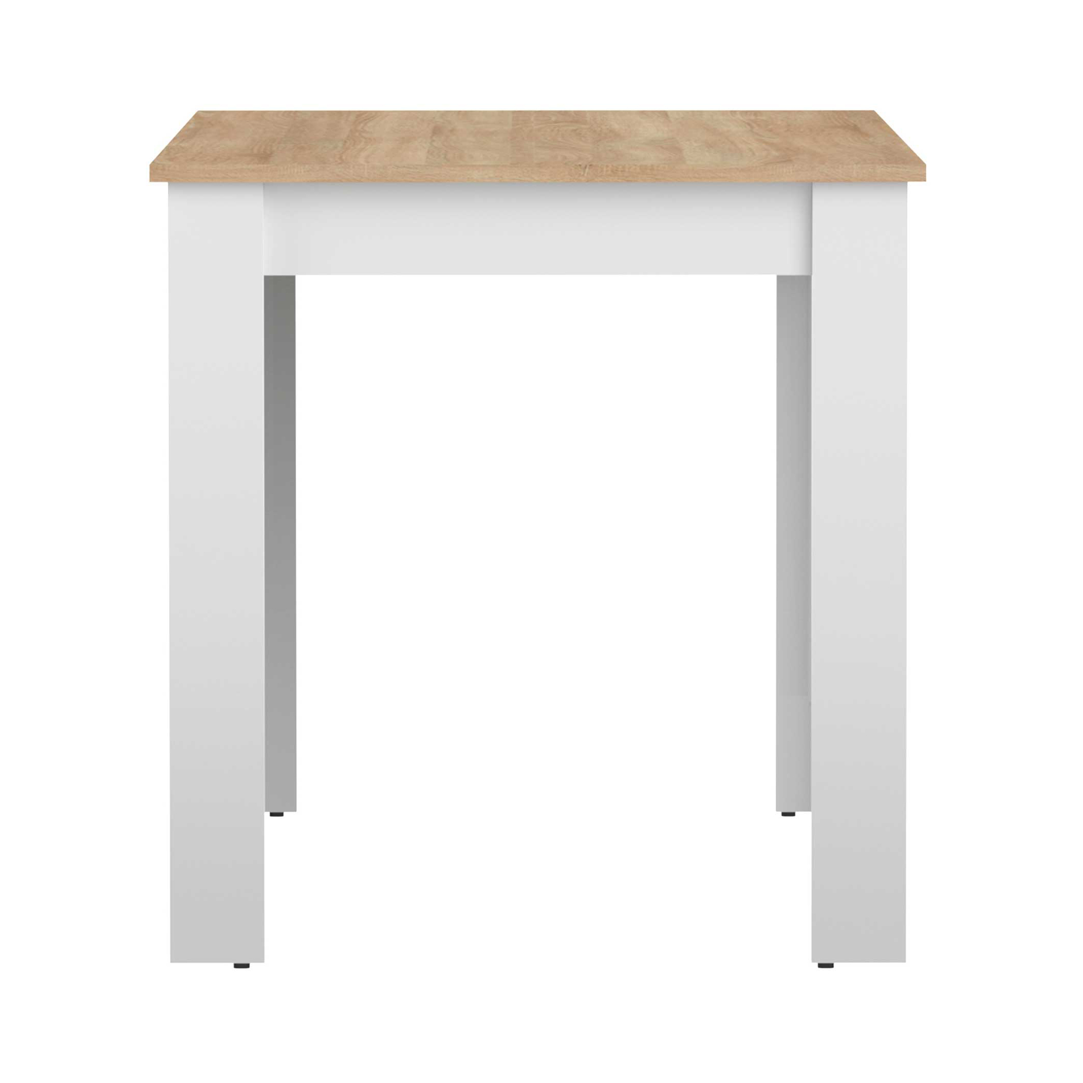 Table à manger Nice 110x70cm - blanc/chêne - Image 8