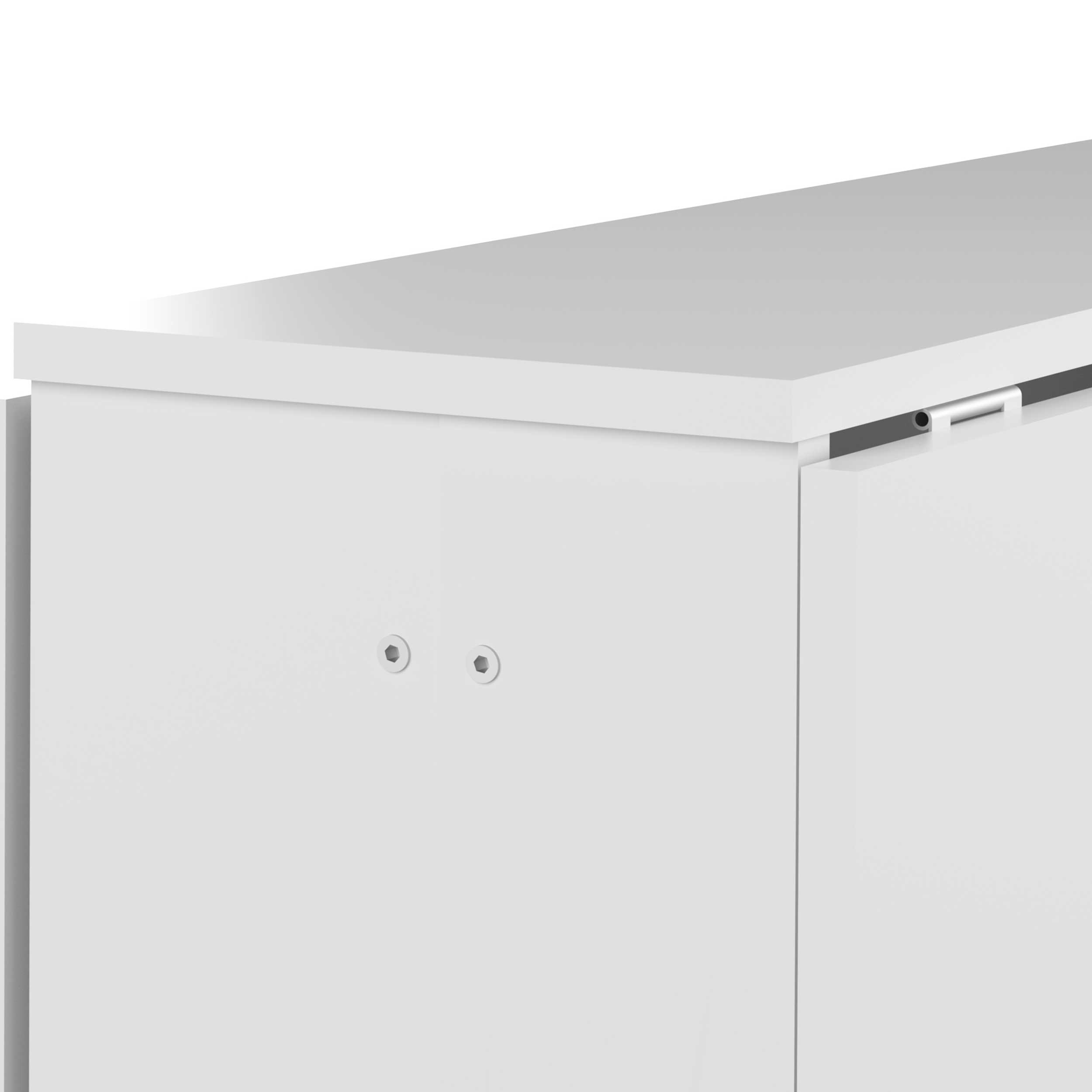 Table à manger pliable Papillon 103 cm - blanc - Image 2