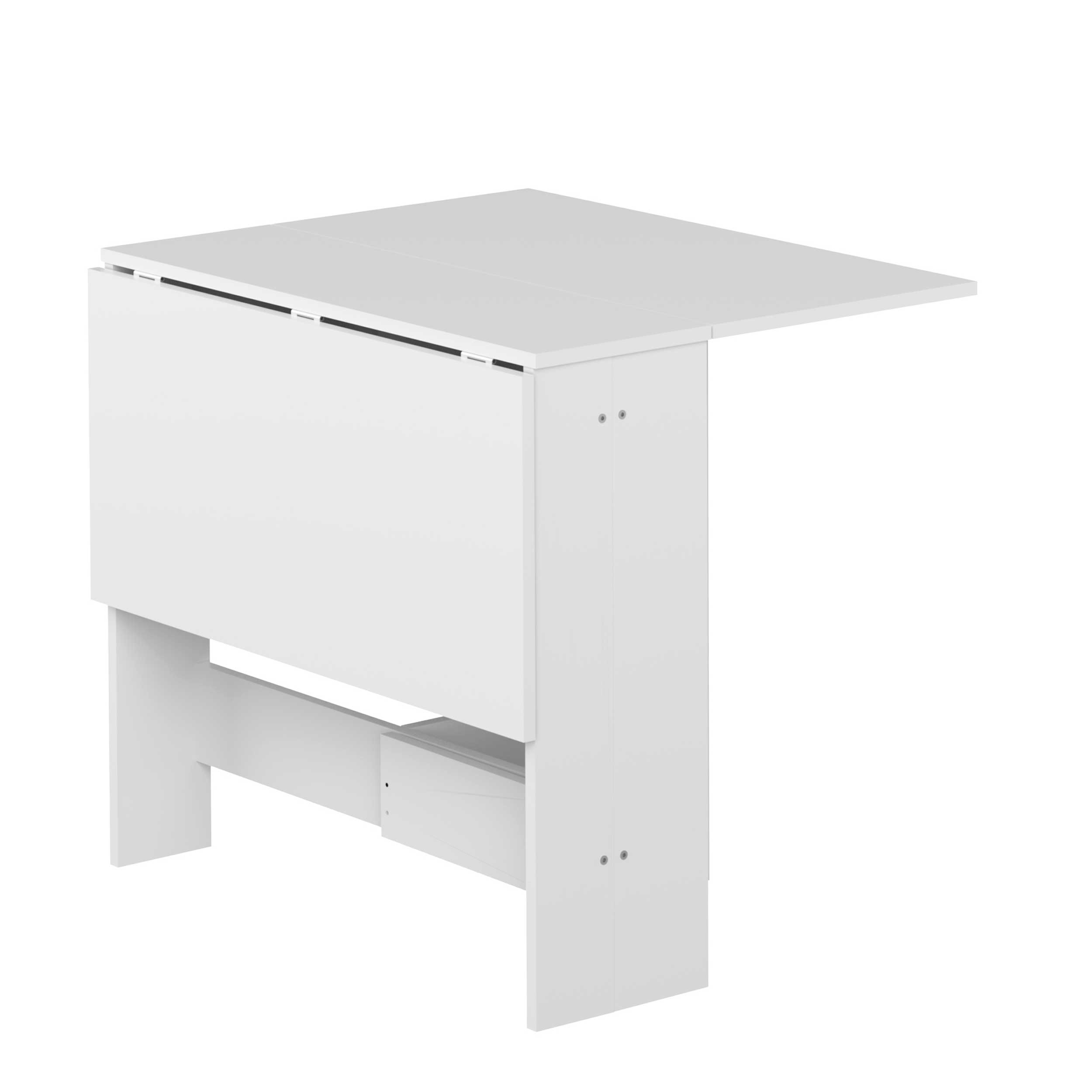 Table à manger pliable Papillon 103 cm - blanc - Image 7