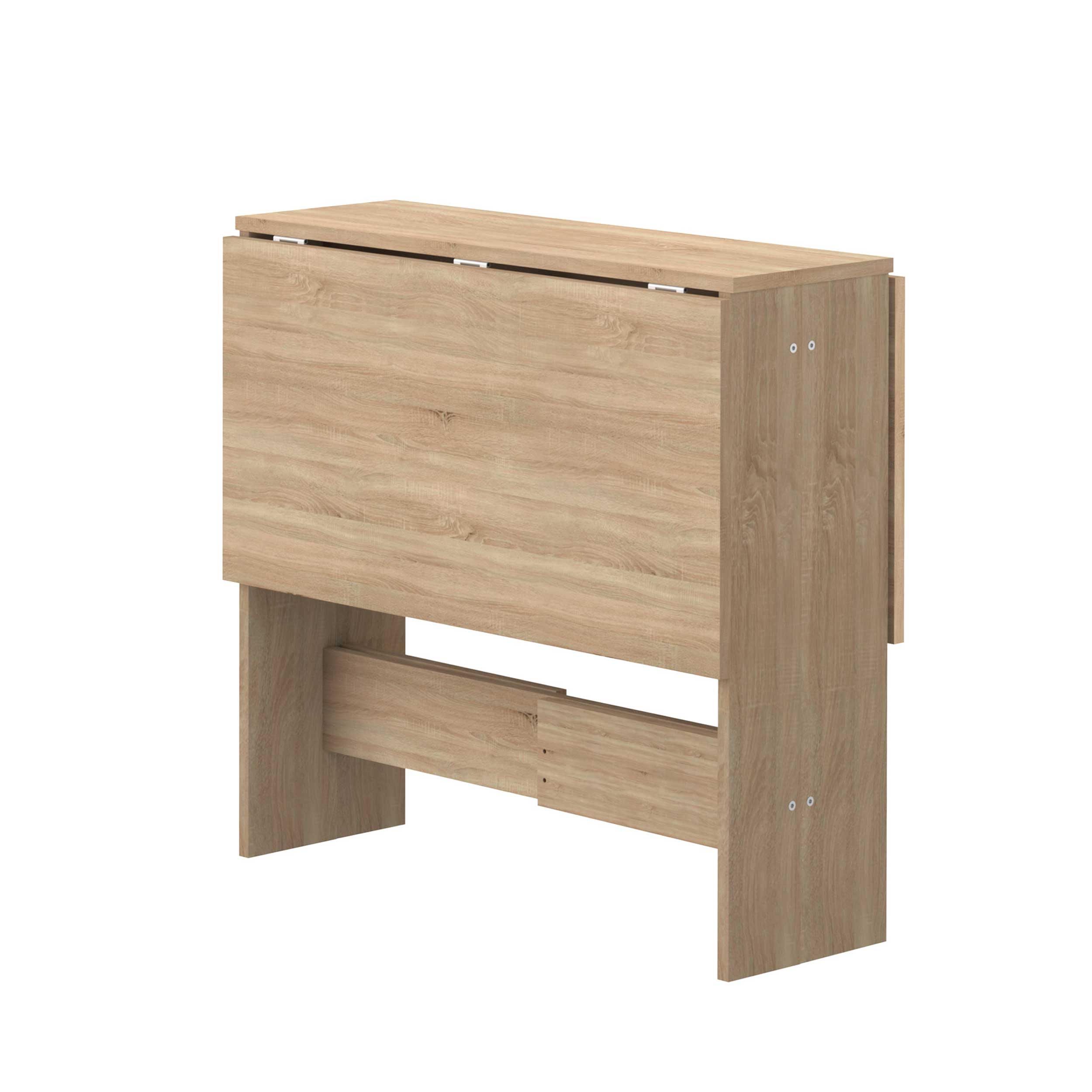 Table à manger pliable Papillon 103 cm - chêne - Image 4