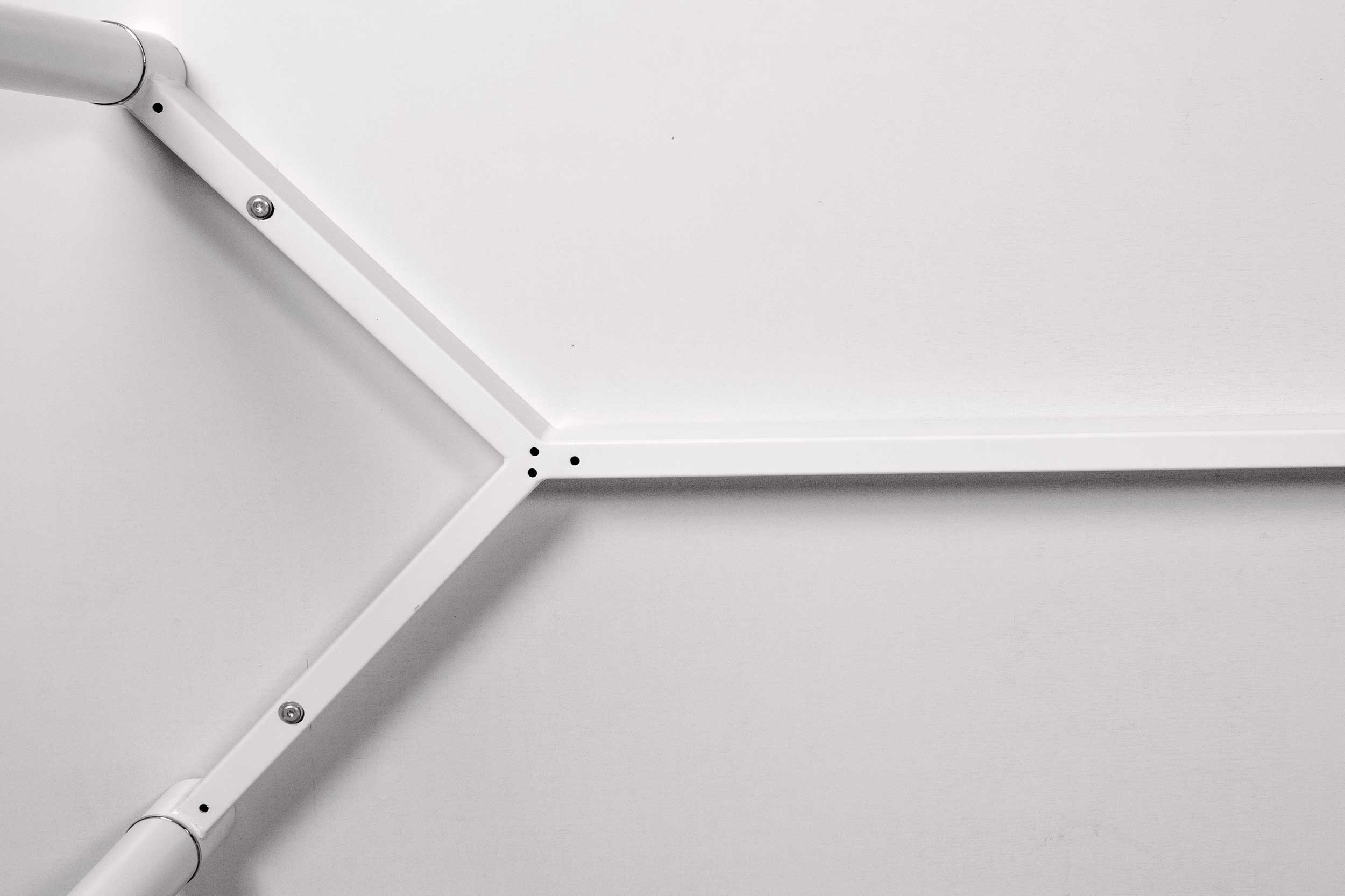 Table à manger Rinus 200 cm - blanc - Image 2