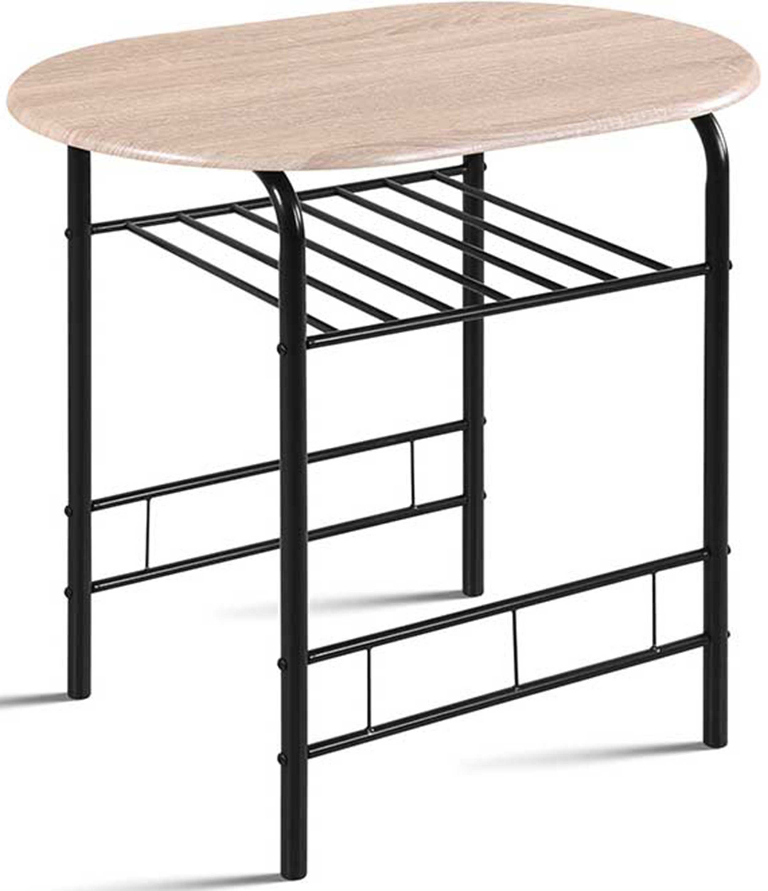 Table avec 2 chaises Ada-chêne sonoma/métal noir - Image 3