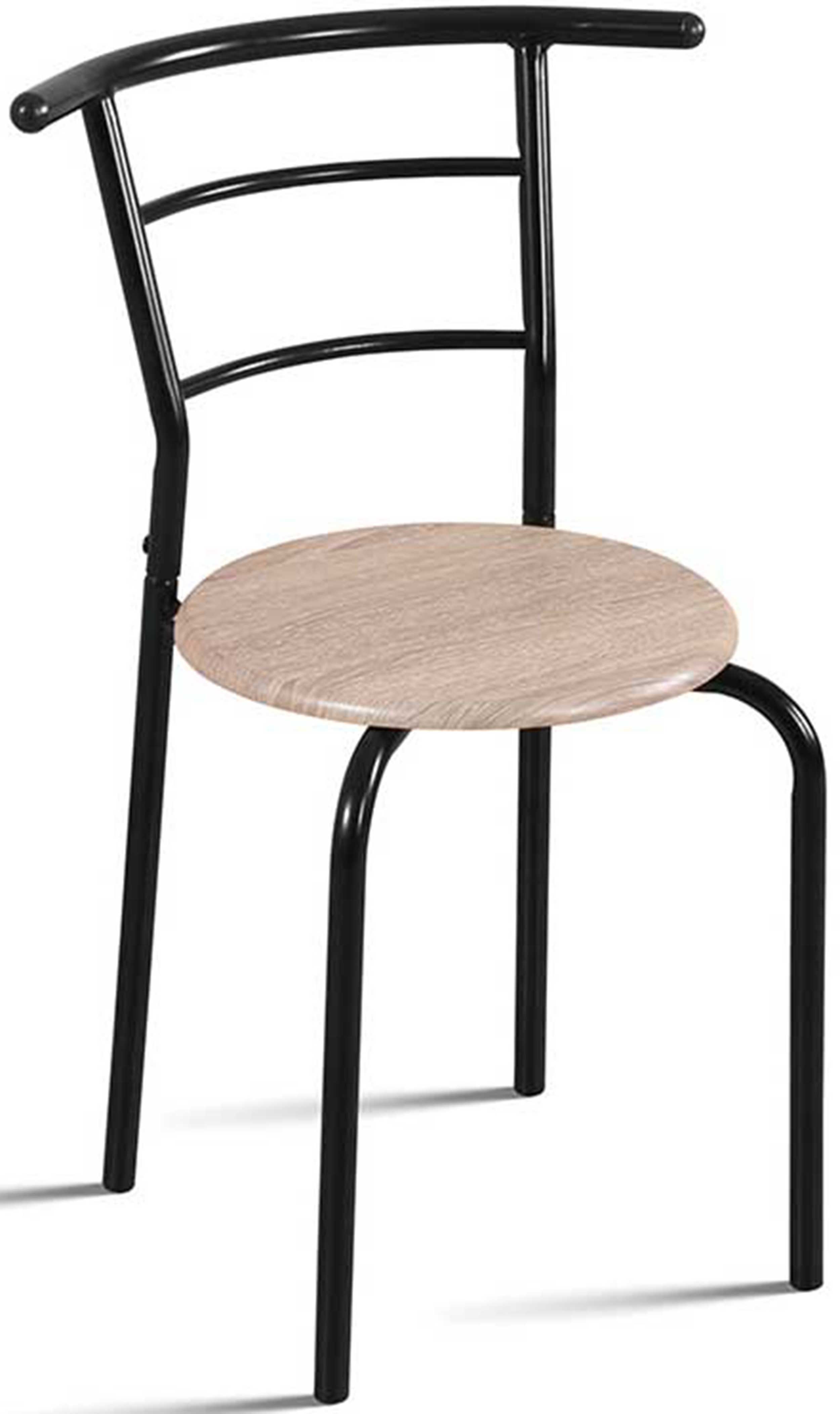 Table avec 2 chaises Ada-chêne sonoma/métal noir - Image 4