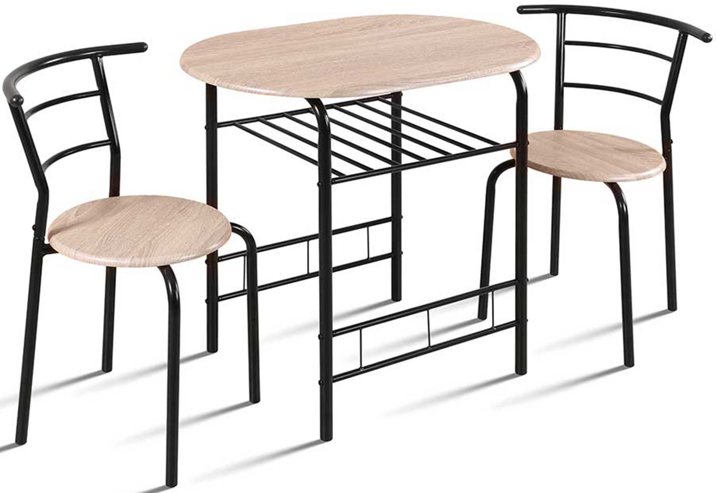 Table avec 2 chaises Ada-chêne sonoma/métal noir - Image 6