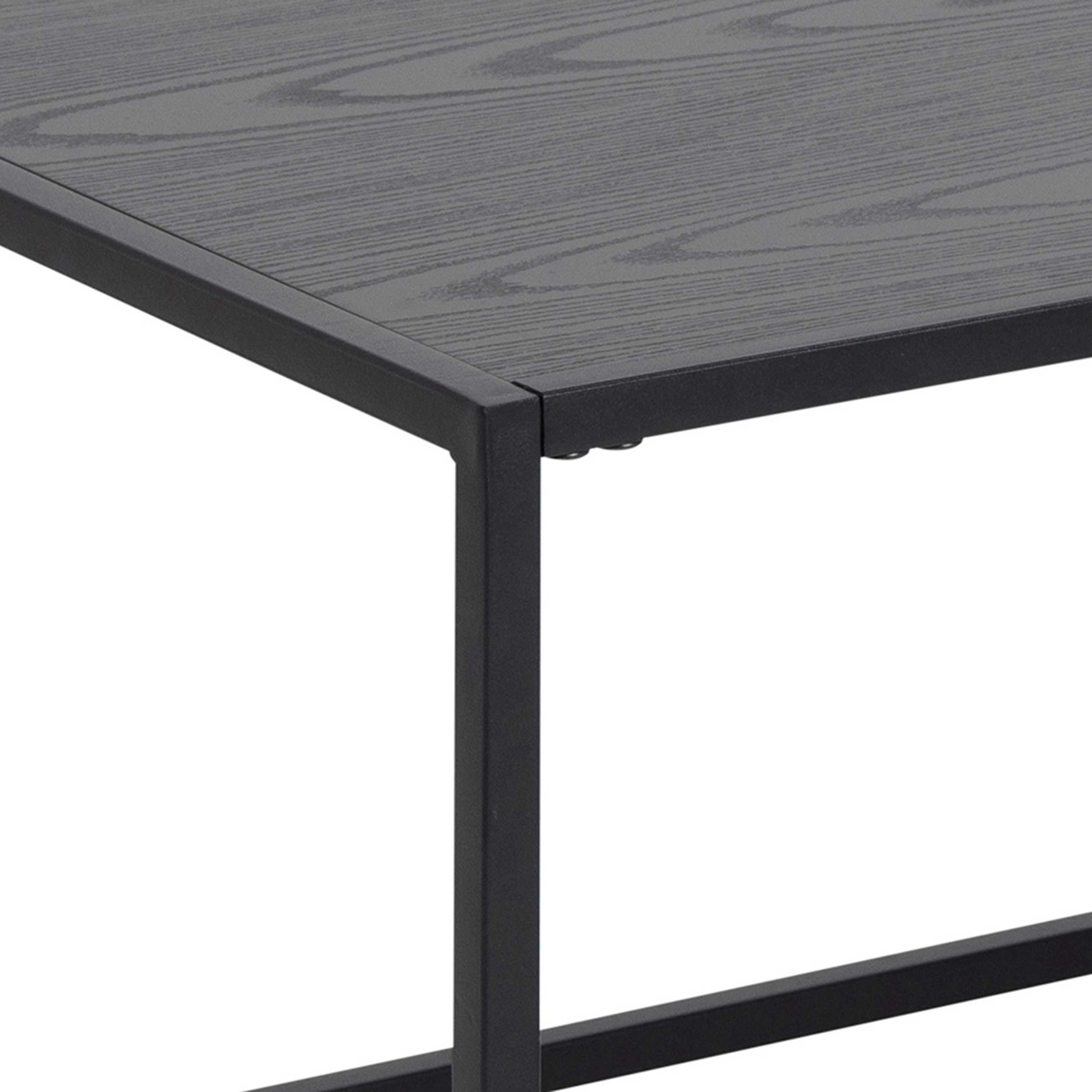 Table basse avec porte-revues Dover - noir - Image 2