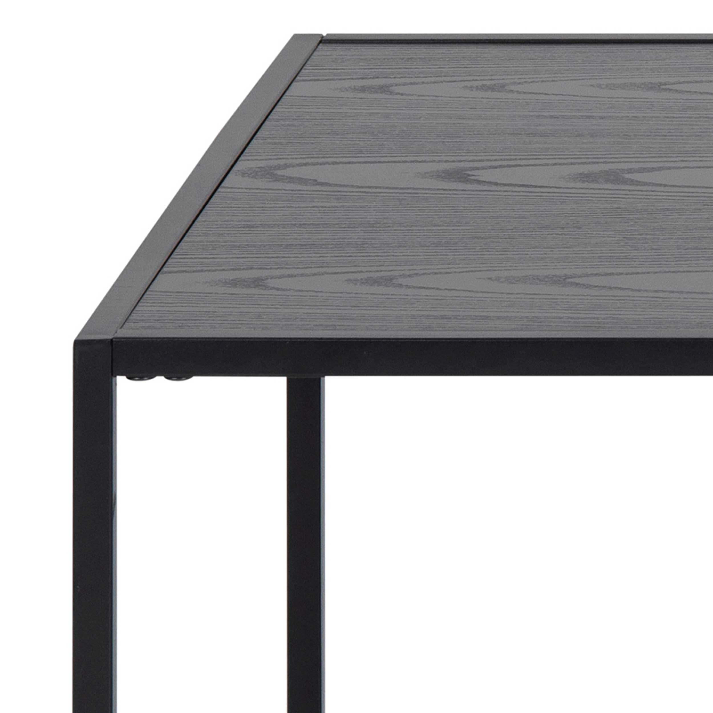 Table basse avec porte-revues Dover - noir - Image 4