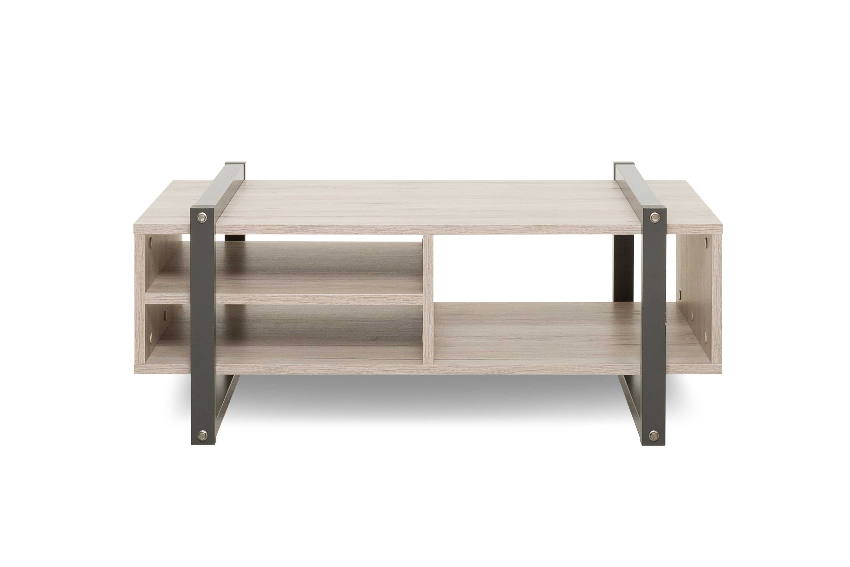 Table basse Brooklyn 100x60 industriel - chêne - Image 4