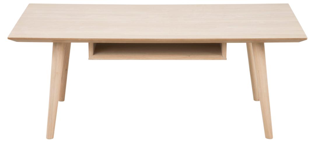 Table basse Cedro 115cm - chêne blanc - Image 3