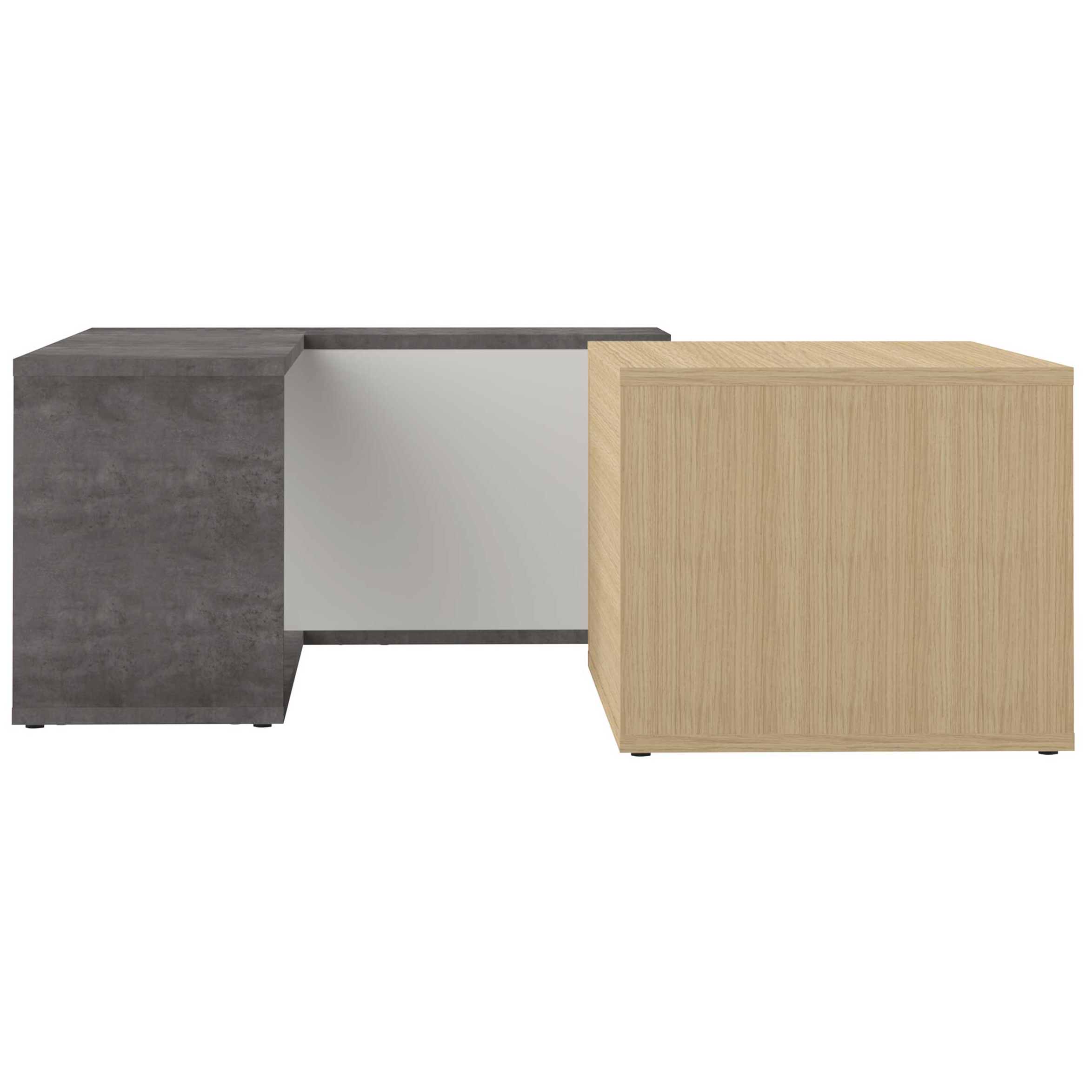 Table basse Cleo - béton/chêne - Image 2