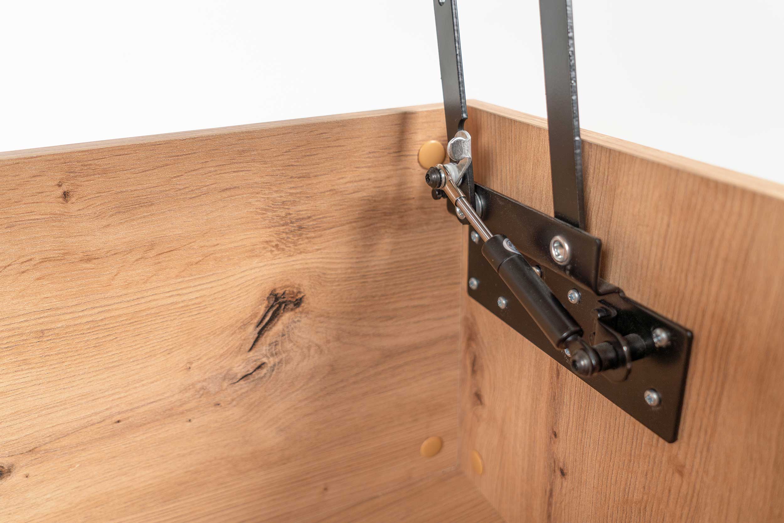 Table basse Comas 103x67 avec 1 porte - chêne - Image 4