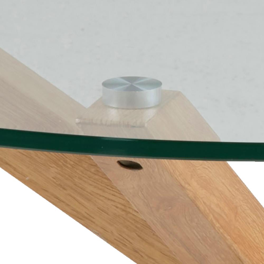 Table basse Hennie ø82cm - décor chêne - Image 4