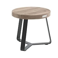 Table basse Margarite Ø40 - noir/teck