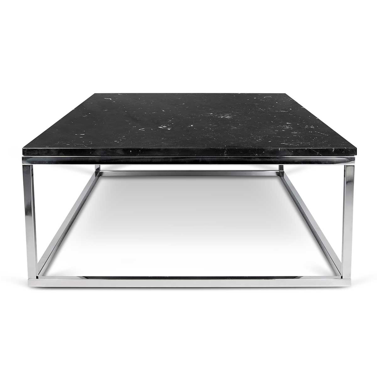 Table basse Prairie - marbre noir/chrome - Image 3