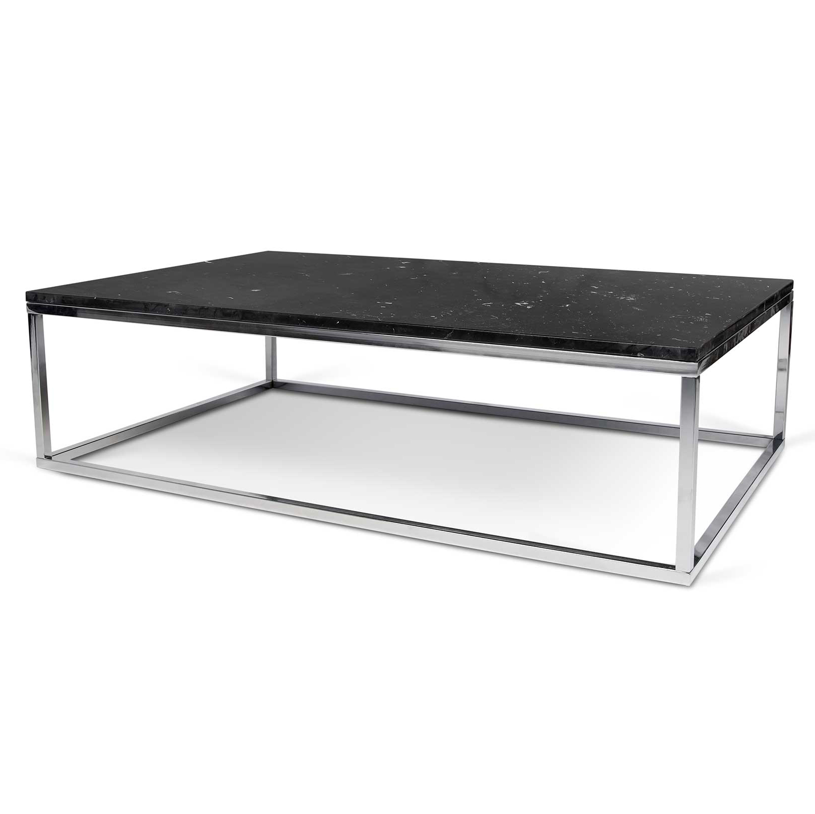 Table basse Prairie - marbre noir/chrome - Image 4