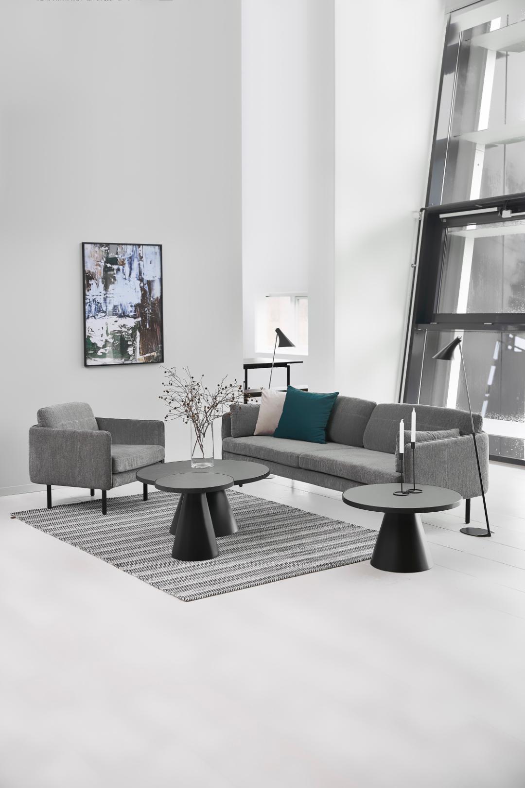 Table basse Sarina ø45cm - noir - Image 6