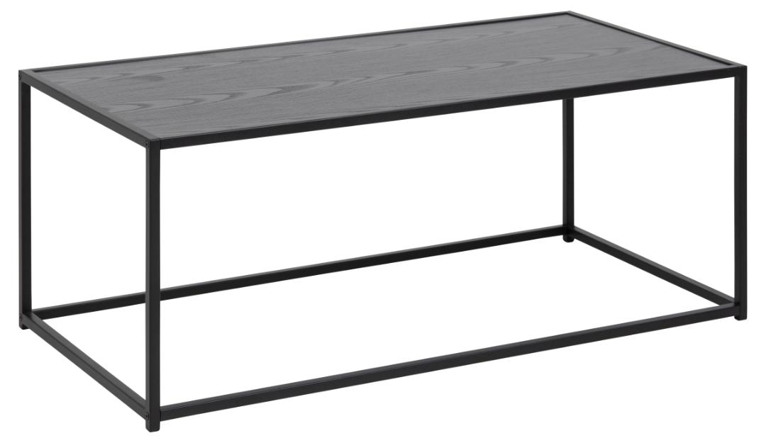 Table basse Seaford 100x50 - noir - Image 8