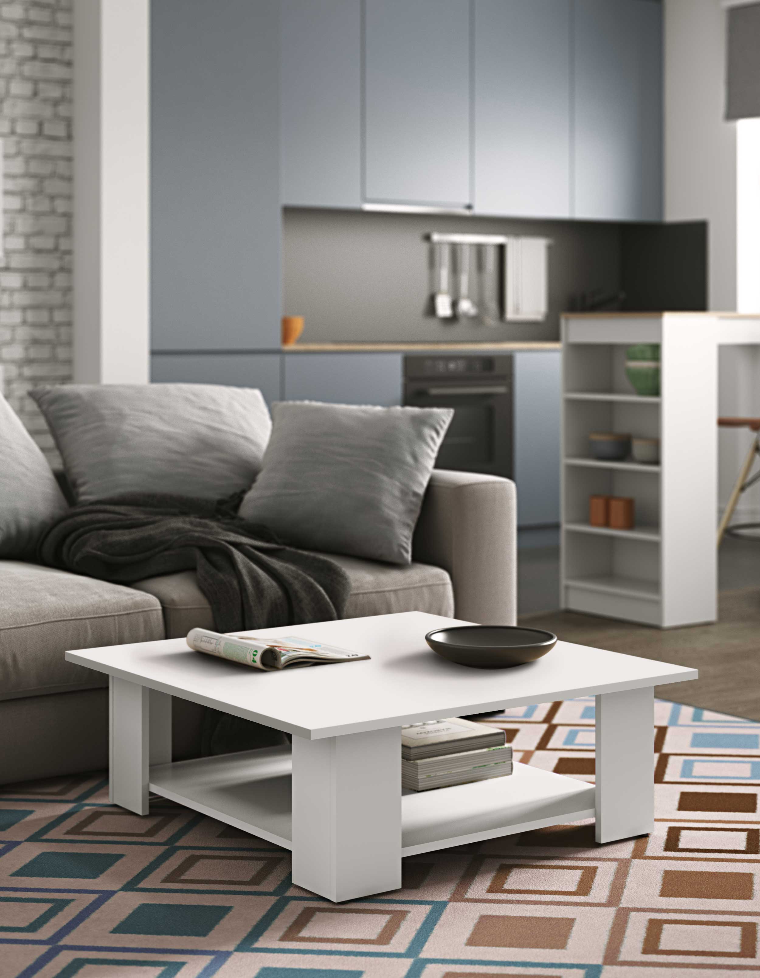 Table basse Square 67x67 - blanc - Image 5