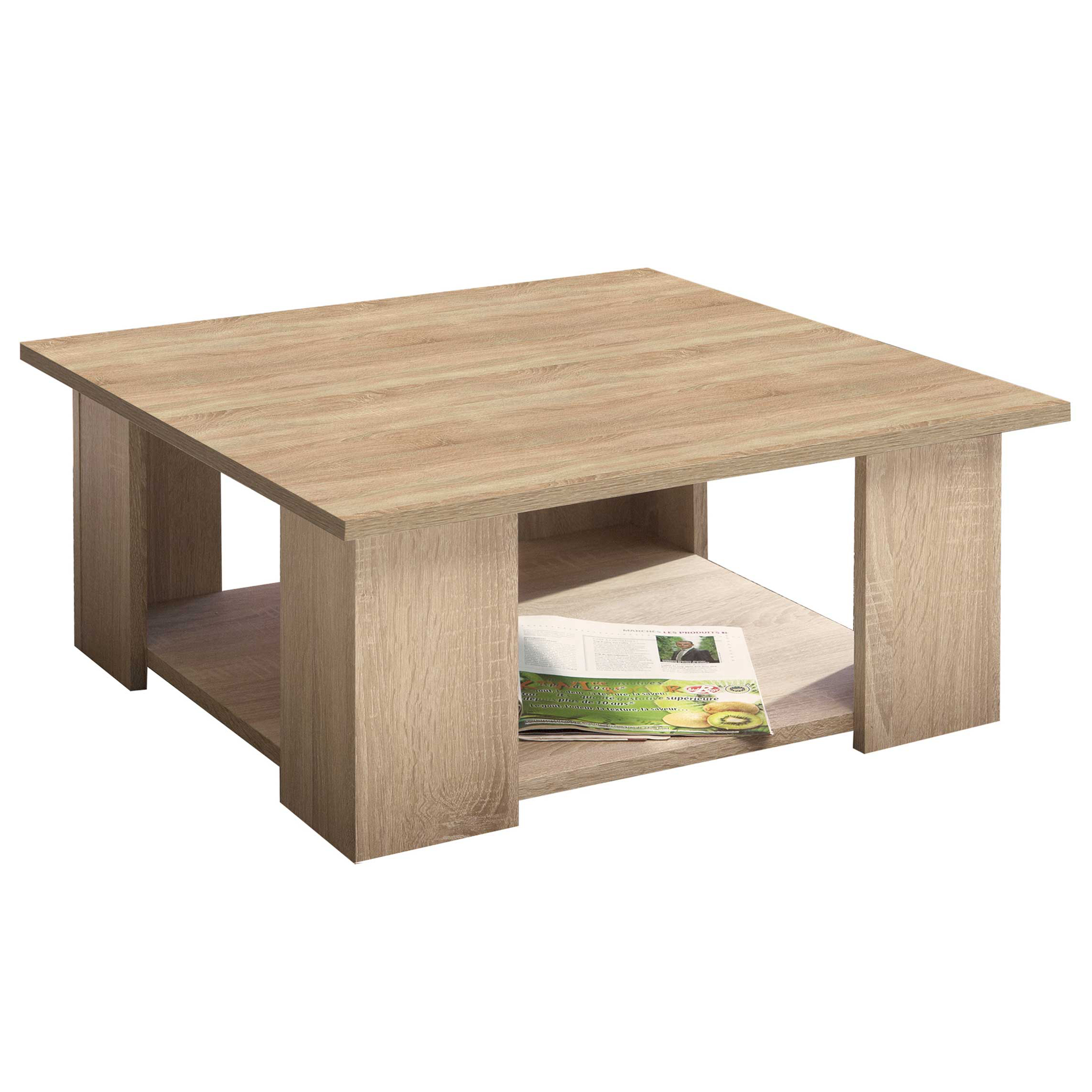 Table basse Square 67x67 - chêne - Image 6