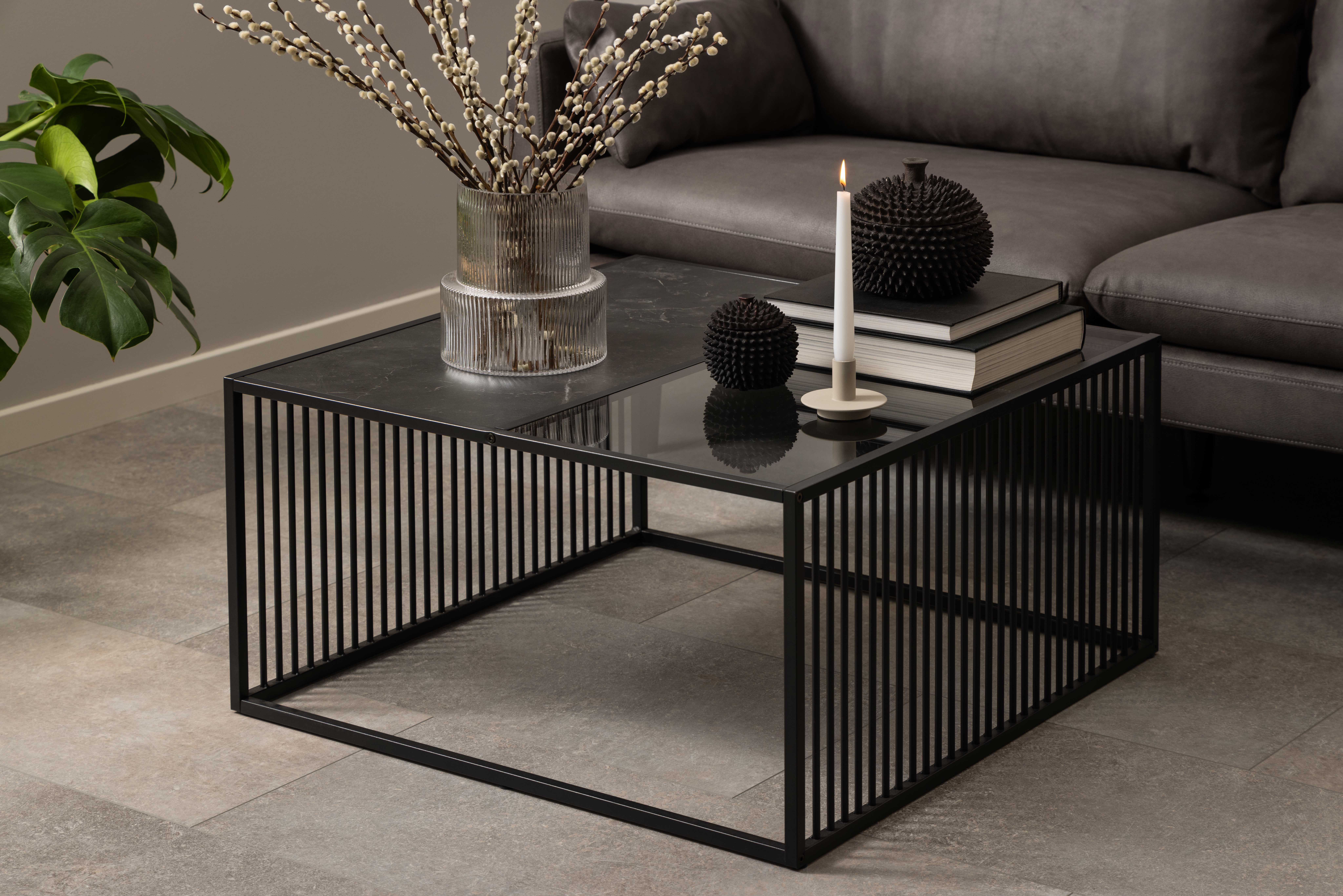 Table basse Strington 80x80 cm - noir - Image 11