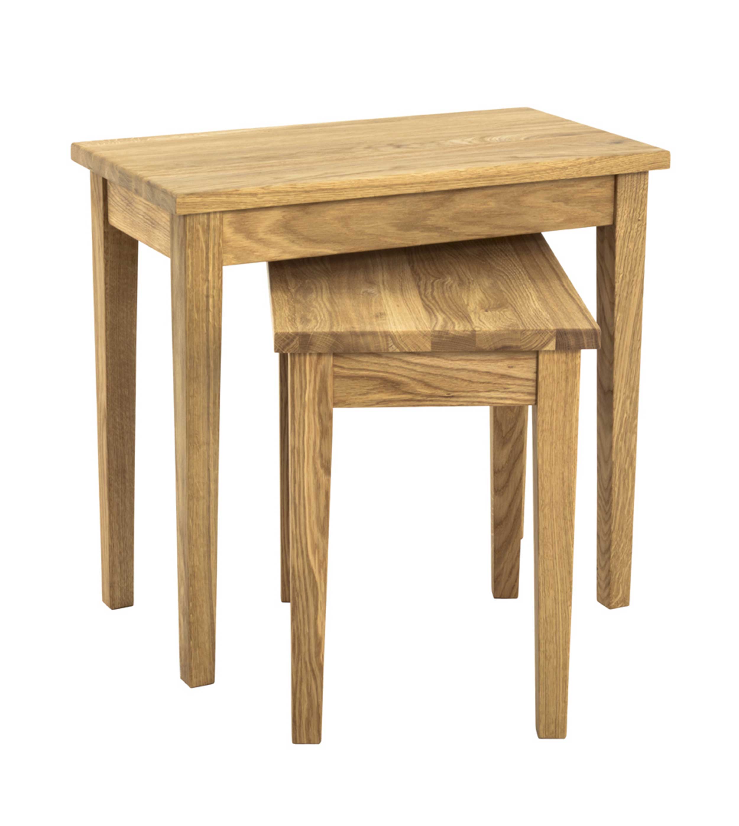 Table d'appoint Samuel grande 56x30cm - chêne massif - Image 2