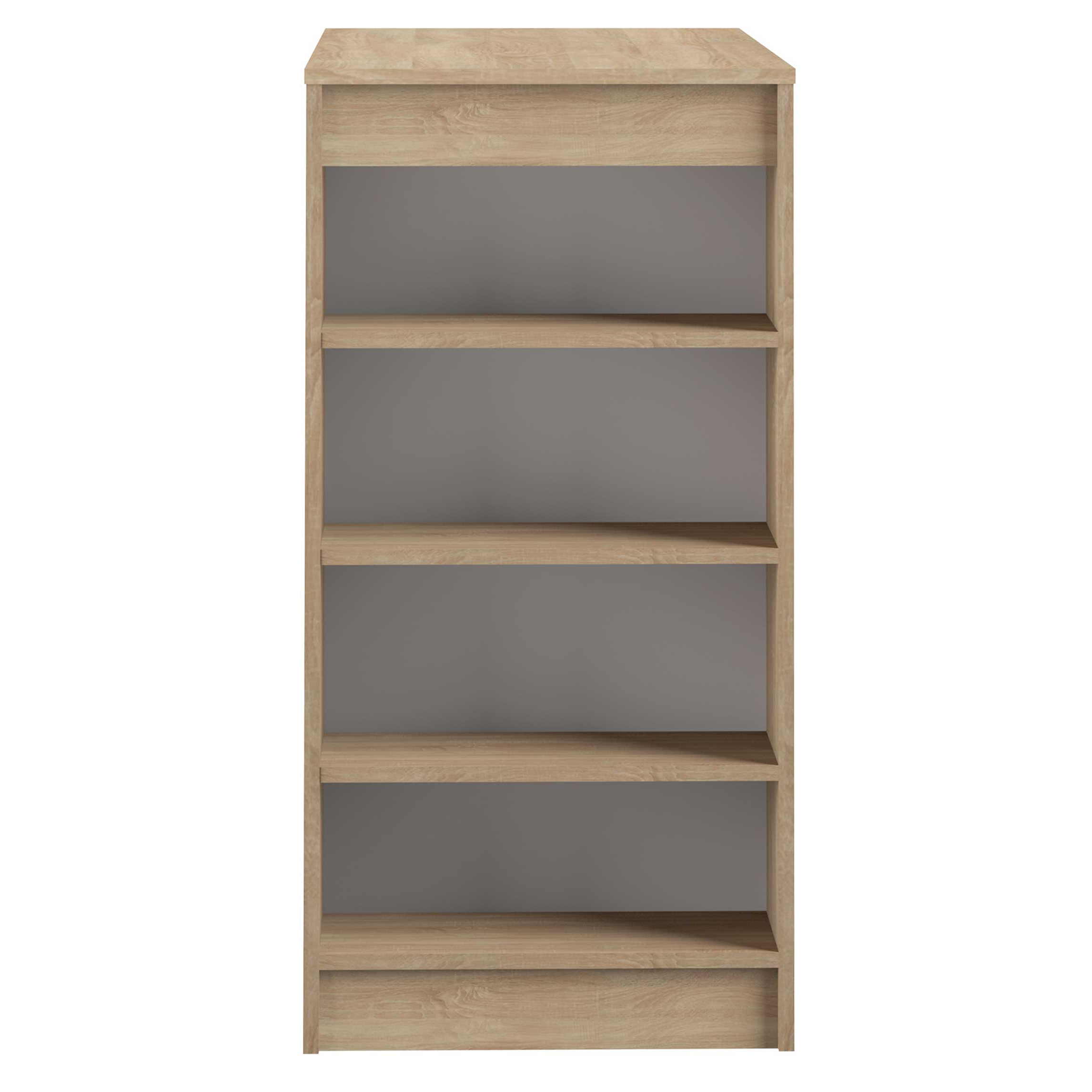 Table de bar Aravis 115x50 avec rangement - chêne - Image 5