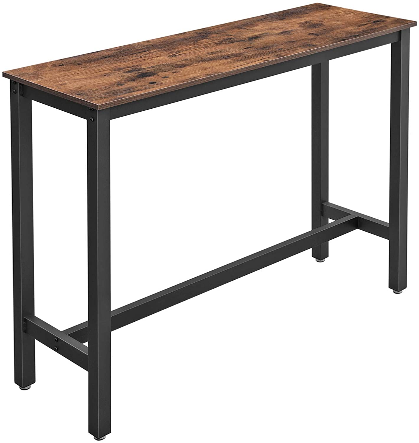 Table de bar Isolde 120x40 industriel - brun/noir - Image 7