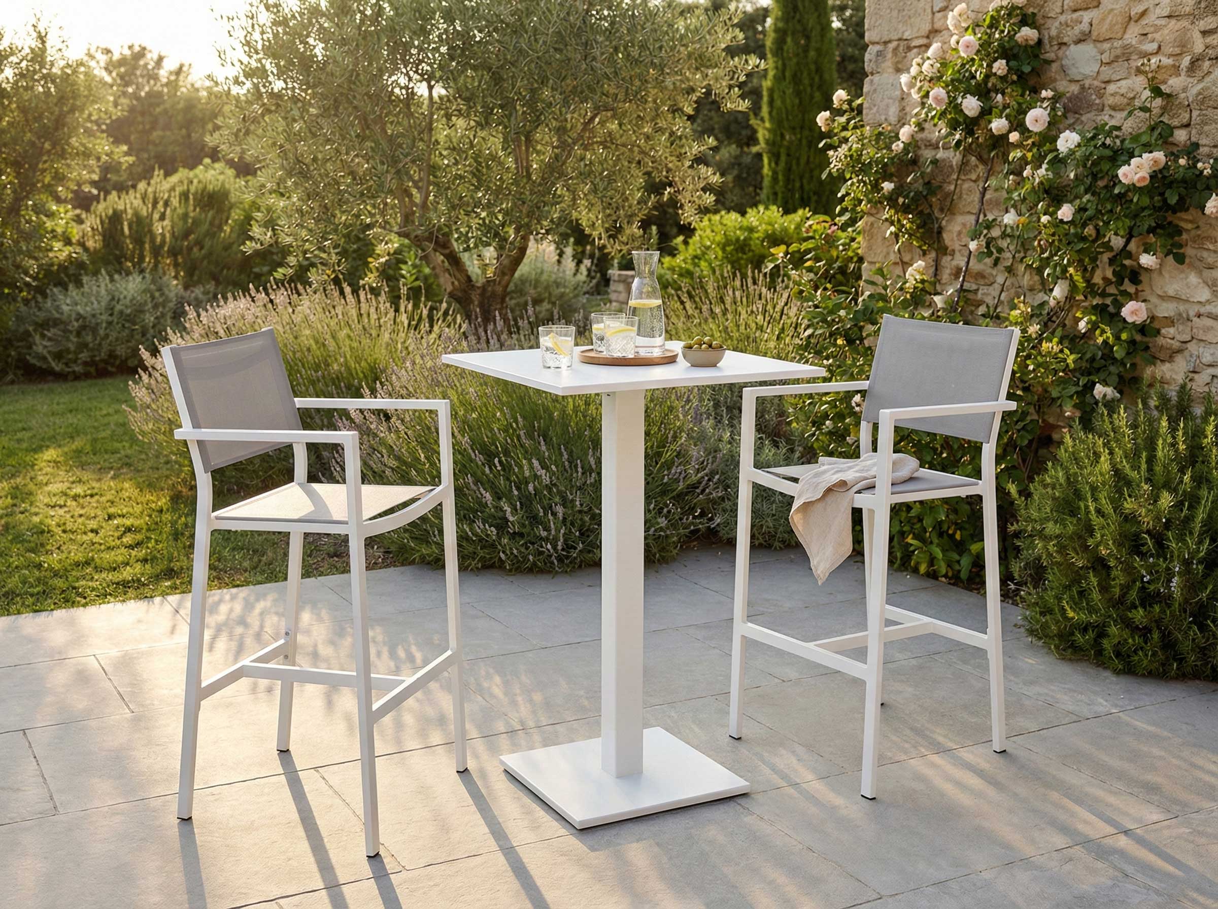 Table de bar Prada - blanc - Image 2