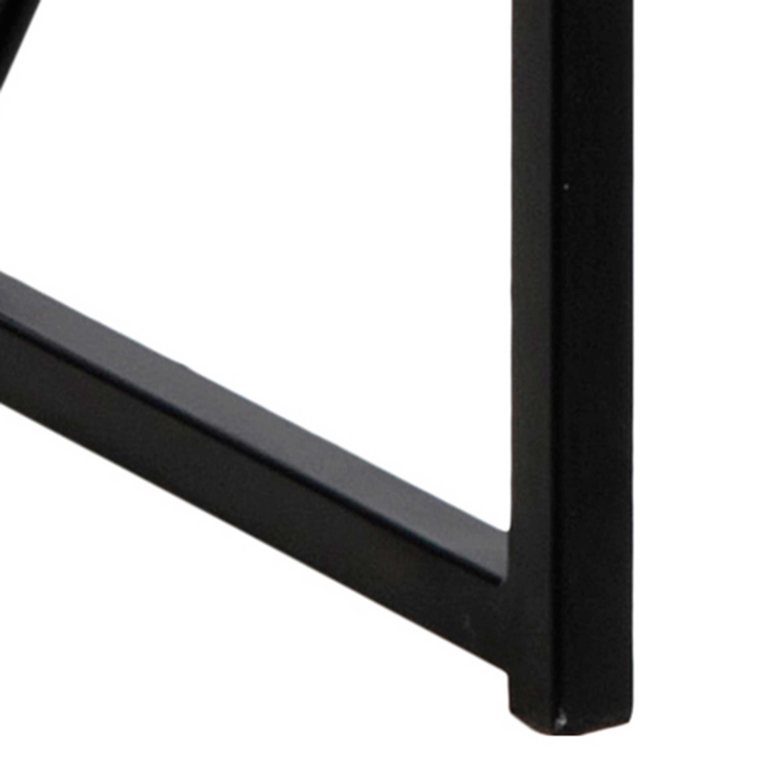 Table de bar Seaford - chêne sauvage/noir - Image 6