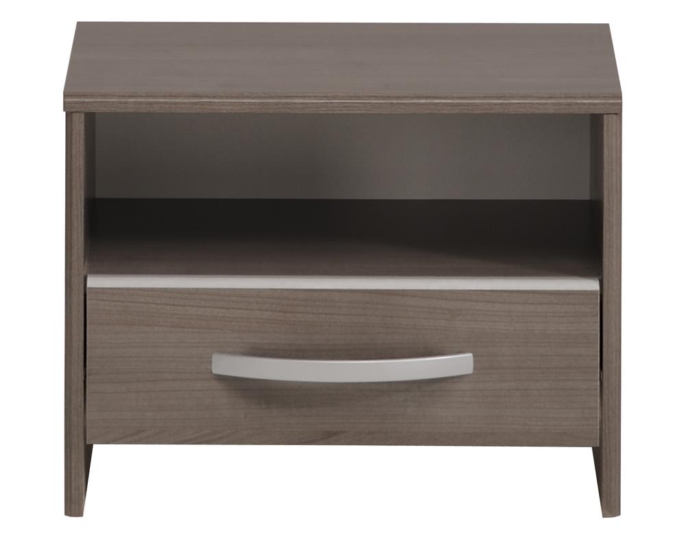 Table de chevet Evo avec tiroir - noyer - Image 6