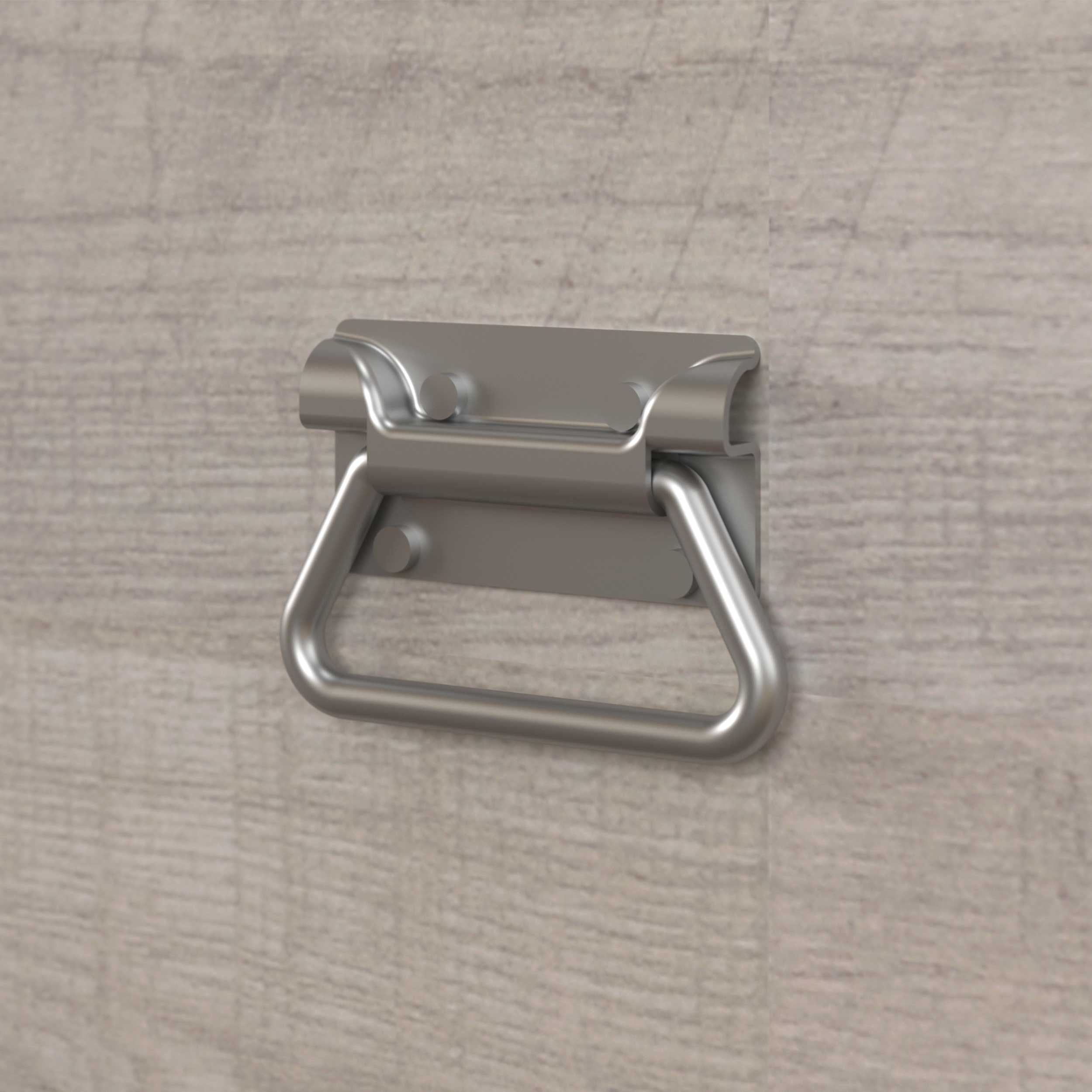 Table de chevet Fabien industriel - beige/gris - Image 7