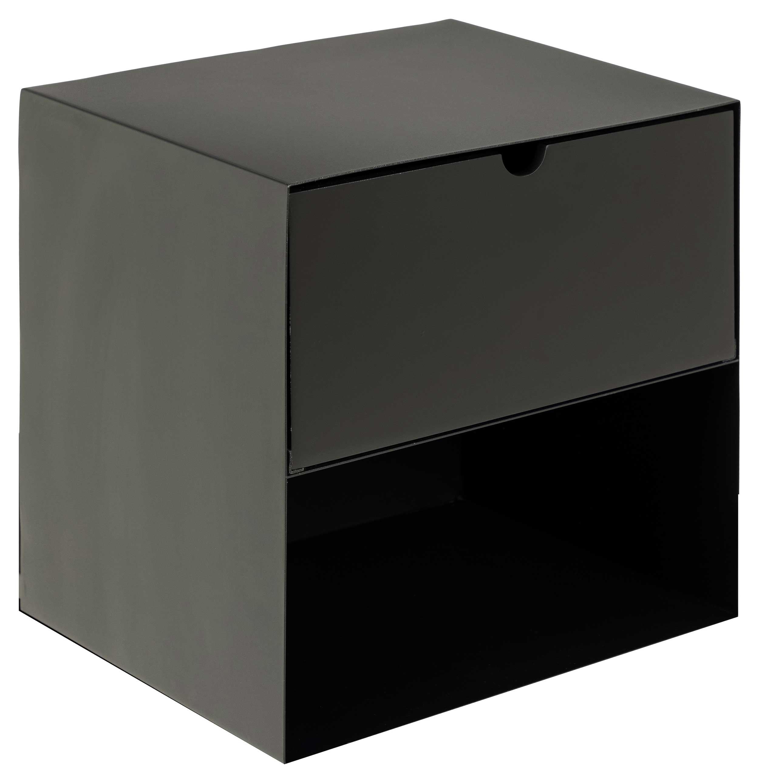 Table de chevet flottante Jolie 1 tiroir - noir - Image 8