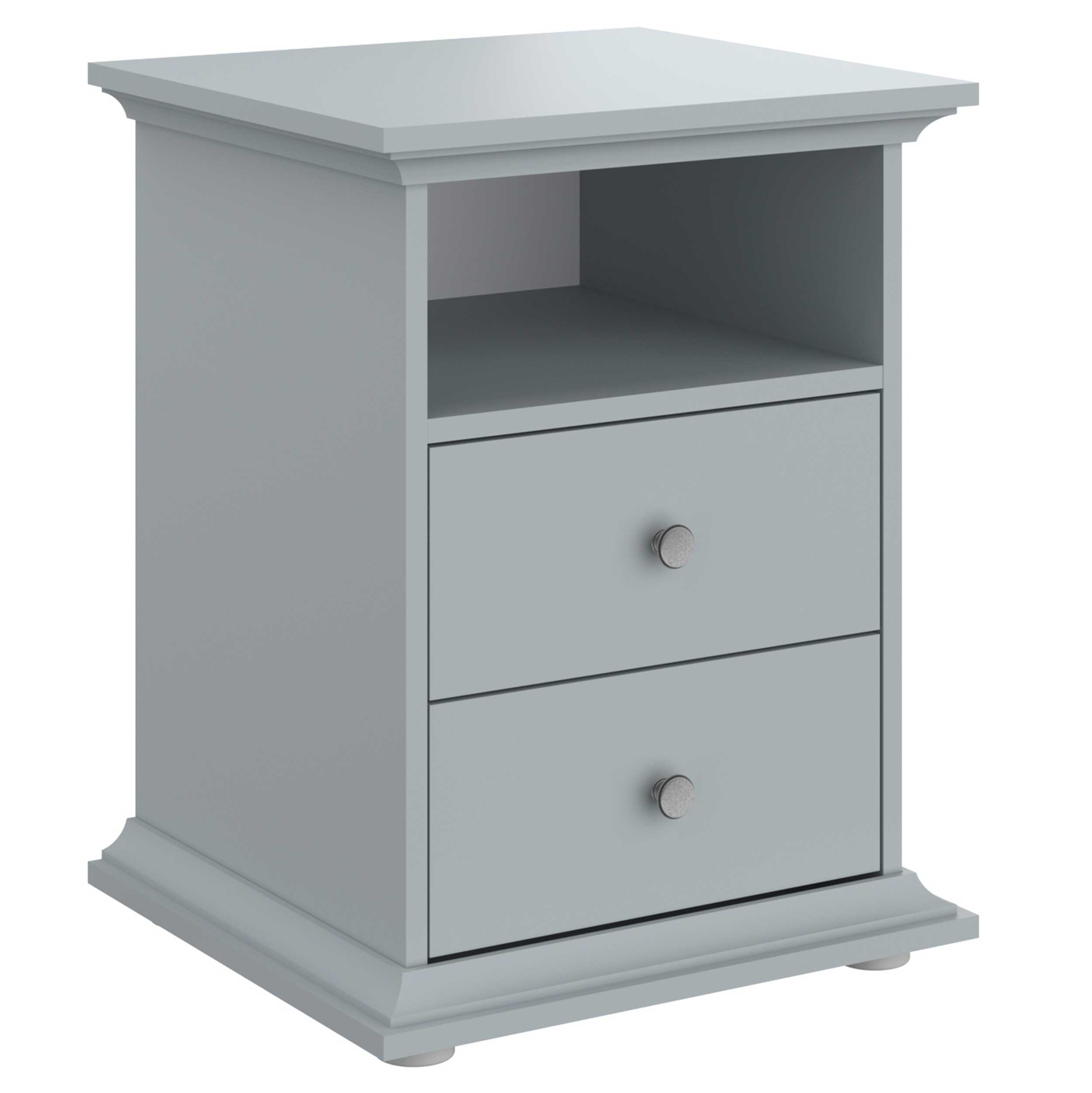 Table de chevet Morgane campagne - gris - Image 4