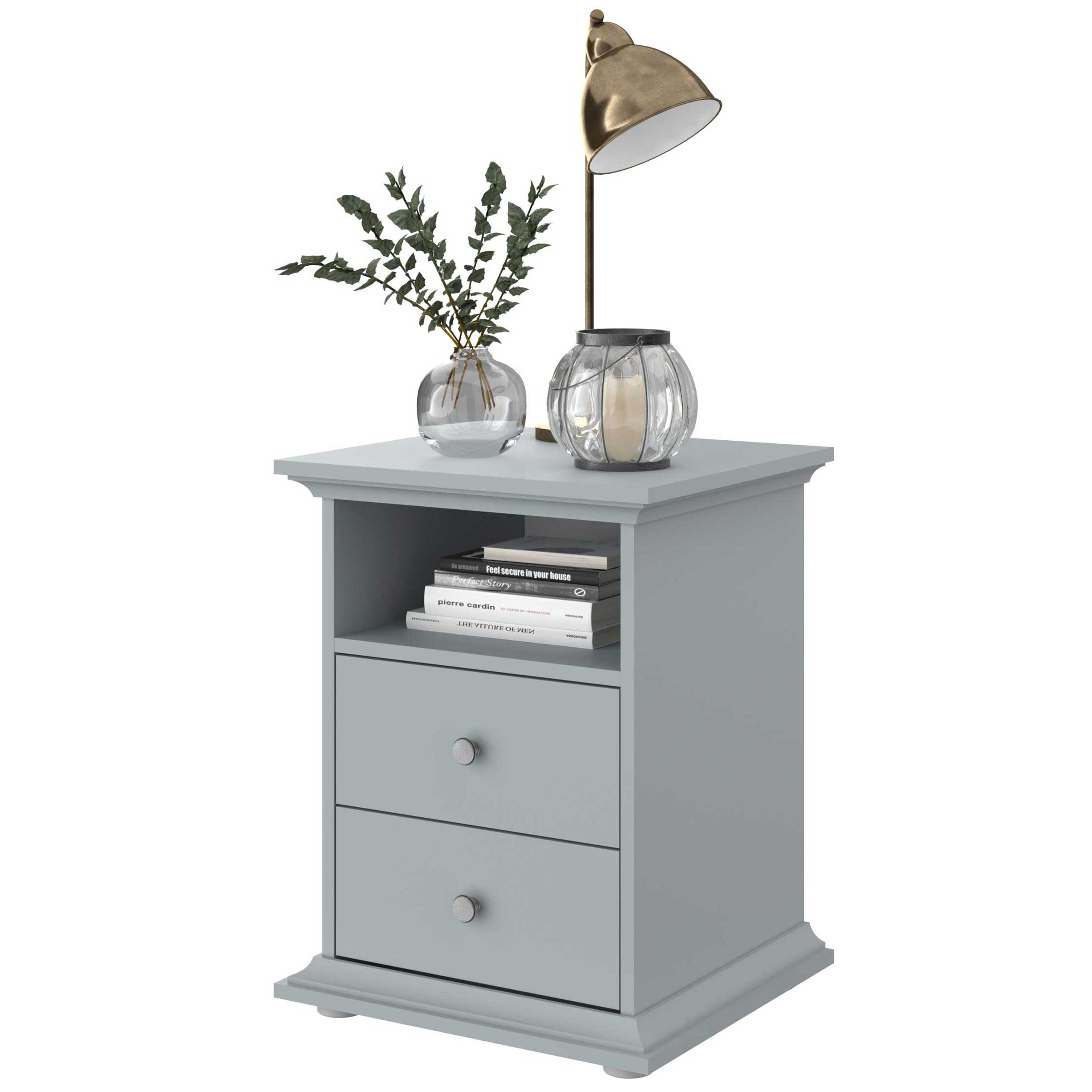 Table de chevet Morgane campagne - gris - Image 10