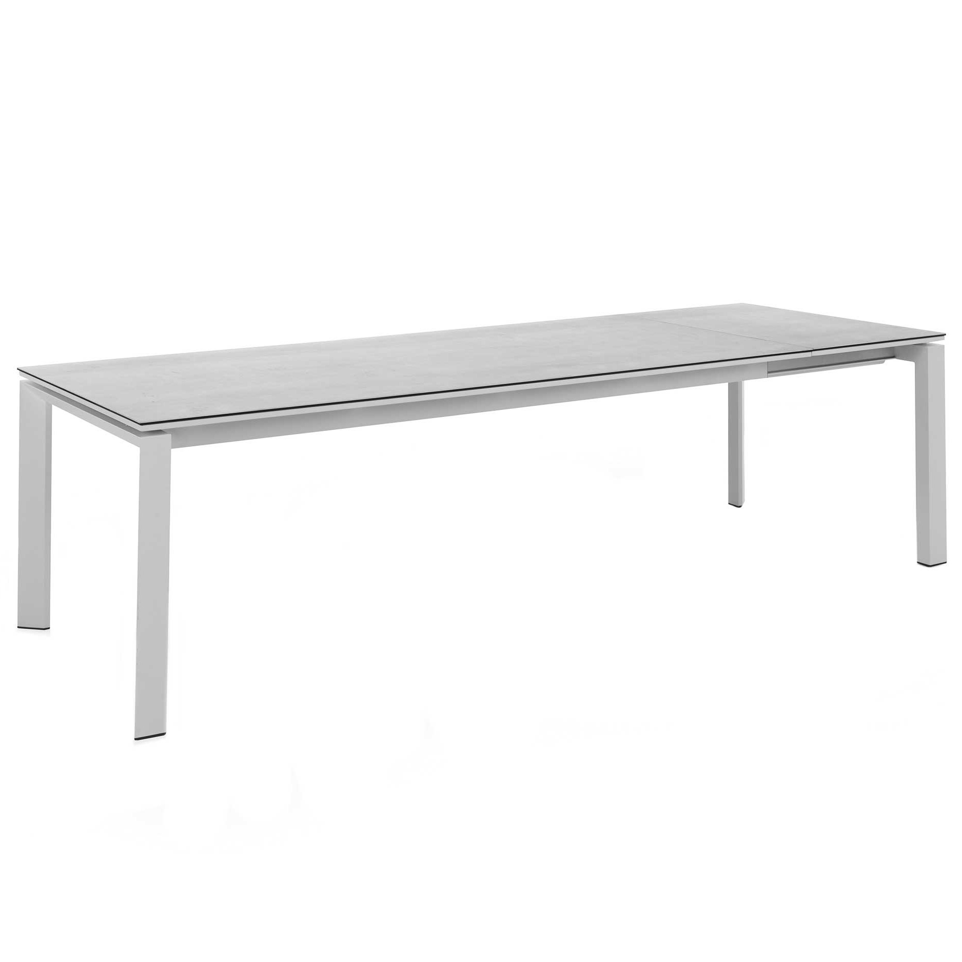 Table de jardin extensible Bettini 180/240 - blanc