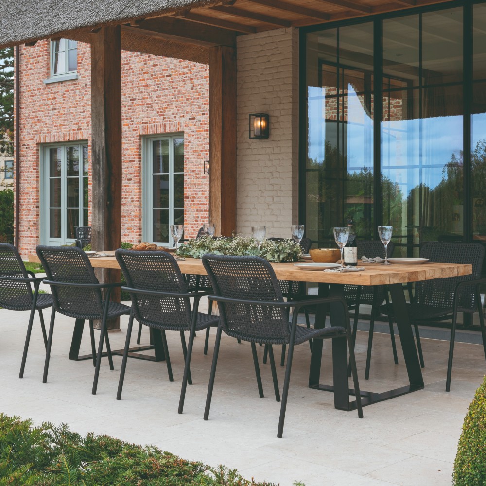 Table de jardin Margarite 250x110 - teck