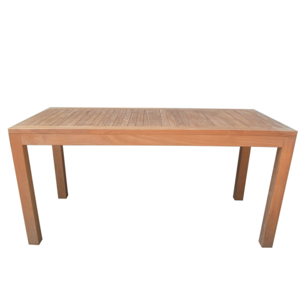 Table de jardin Stafford 90x160cm - bois teck