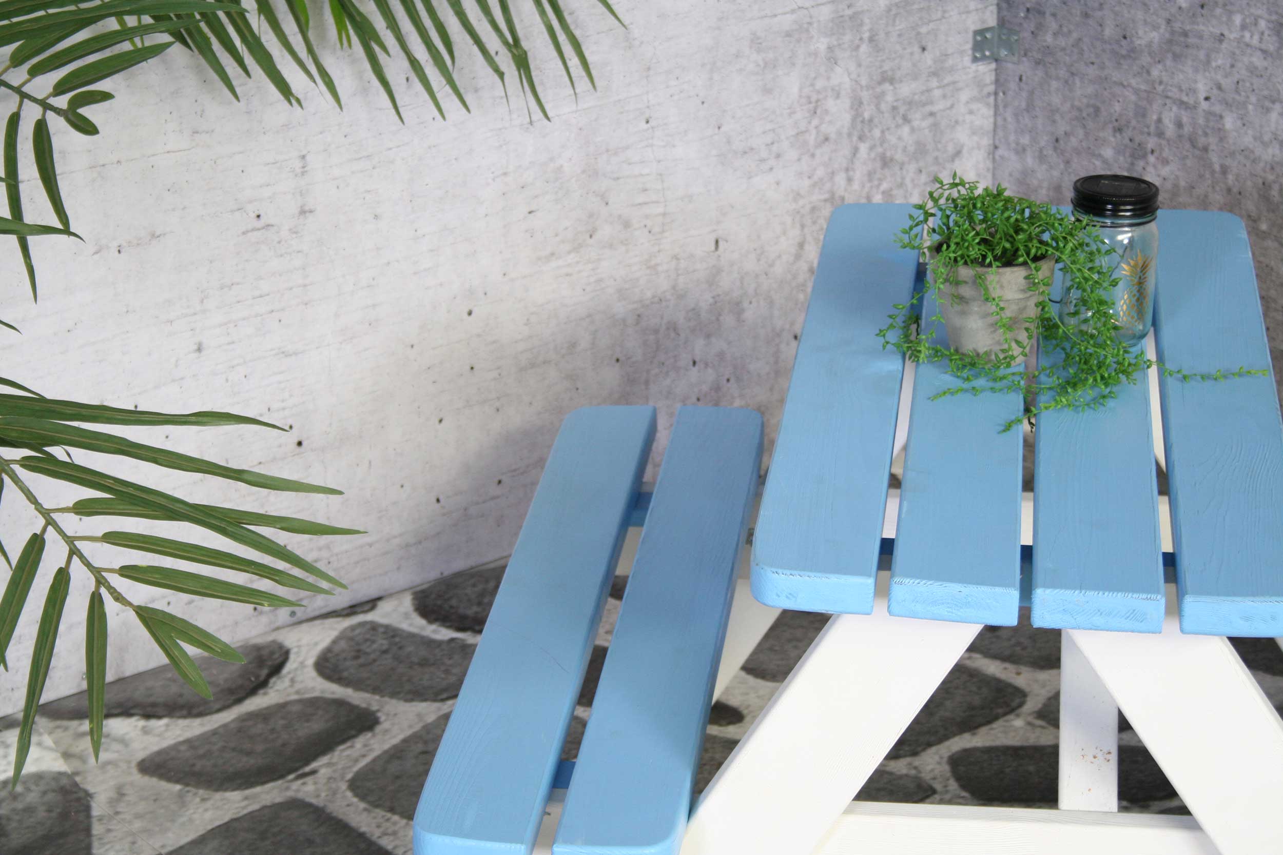 Table de pique-nique Mickey pour enfants – bleu - Image 4