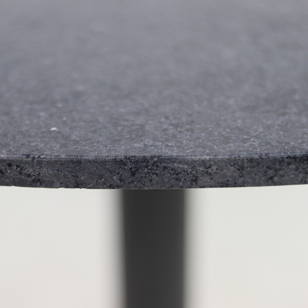 Table de salle à manger Carine 120cm marbre - noir - Image 2