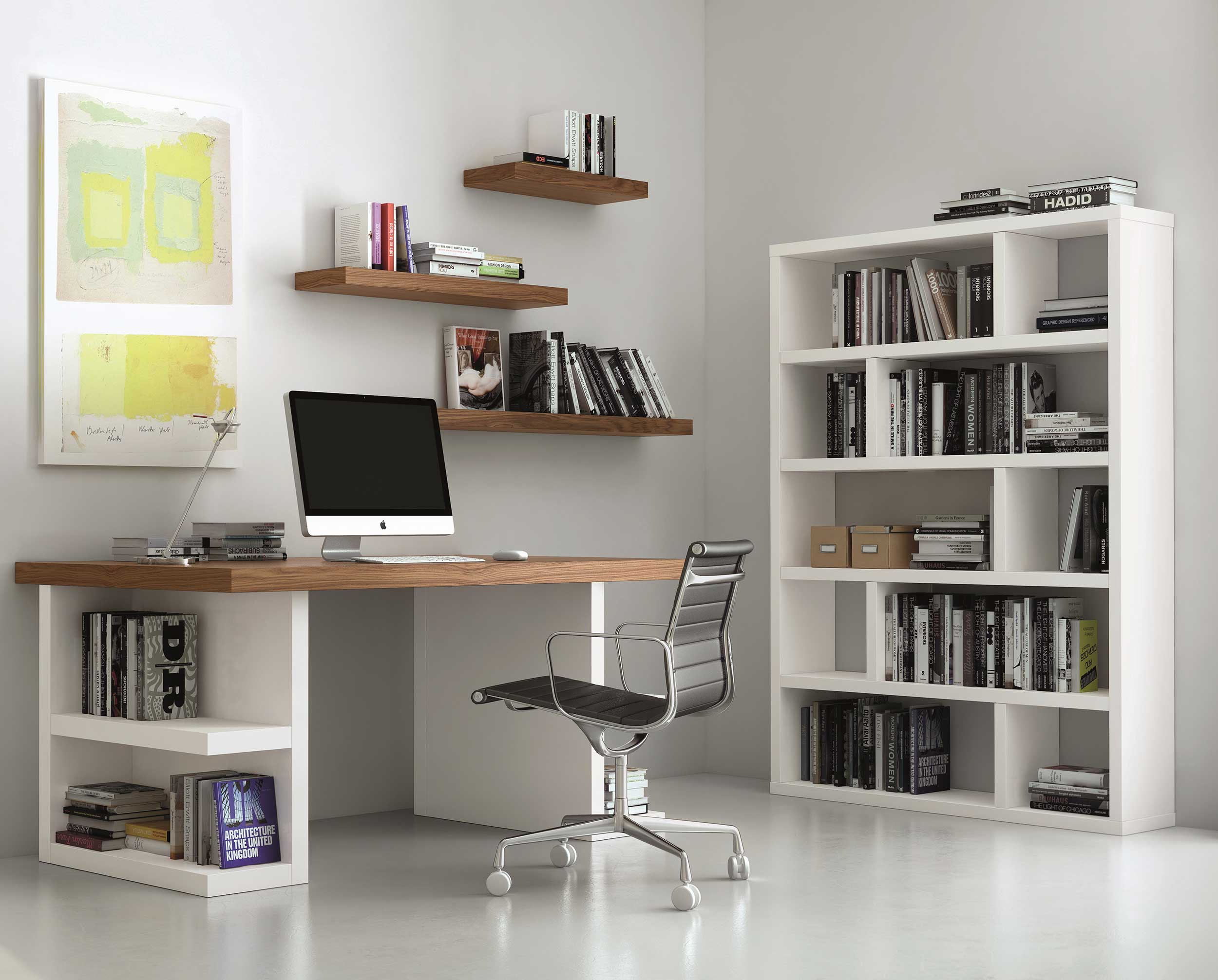 Tablette murale Balda 120cm - noyer - Image 6