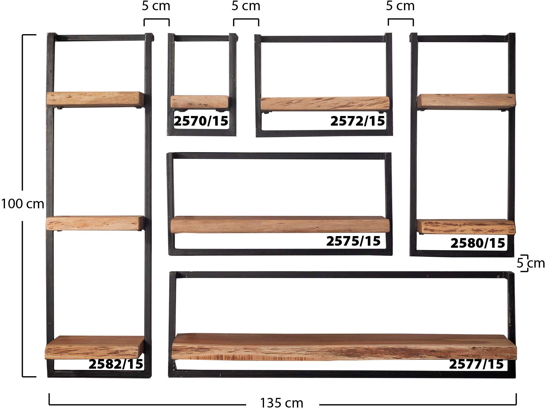 Tablette murale Edge 100cm - Image 2