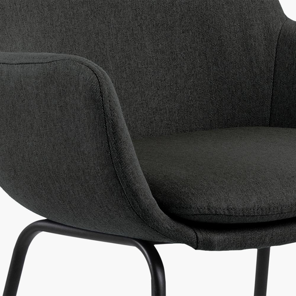 Tabouret de bar Lei - gris foncé/noir - Image 3