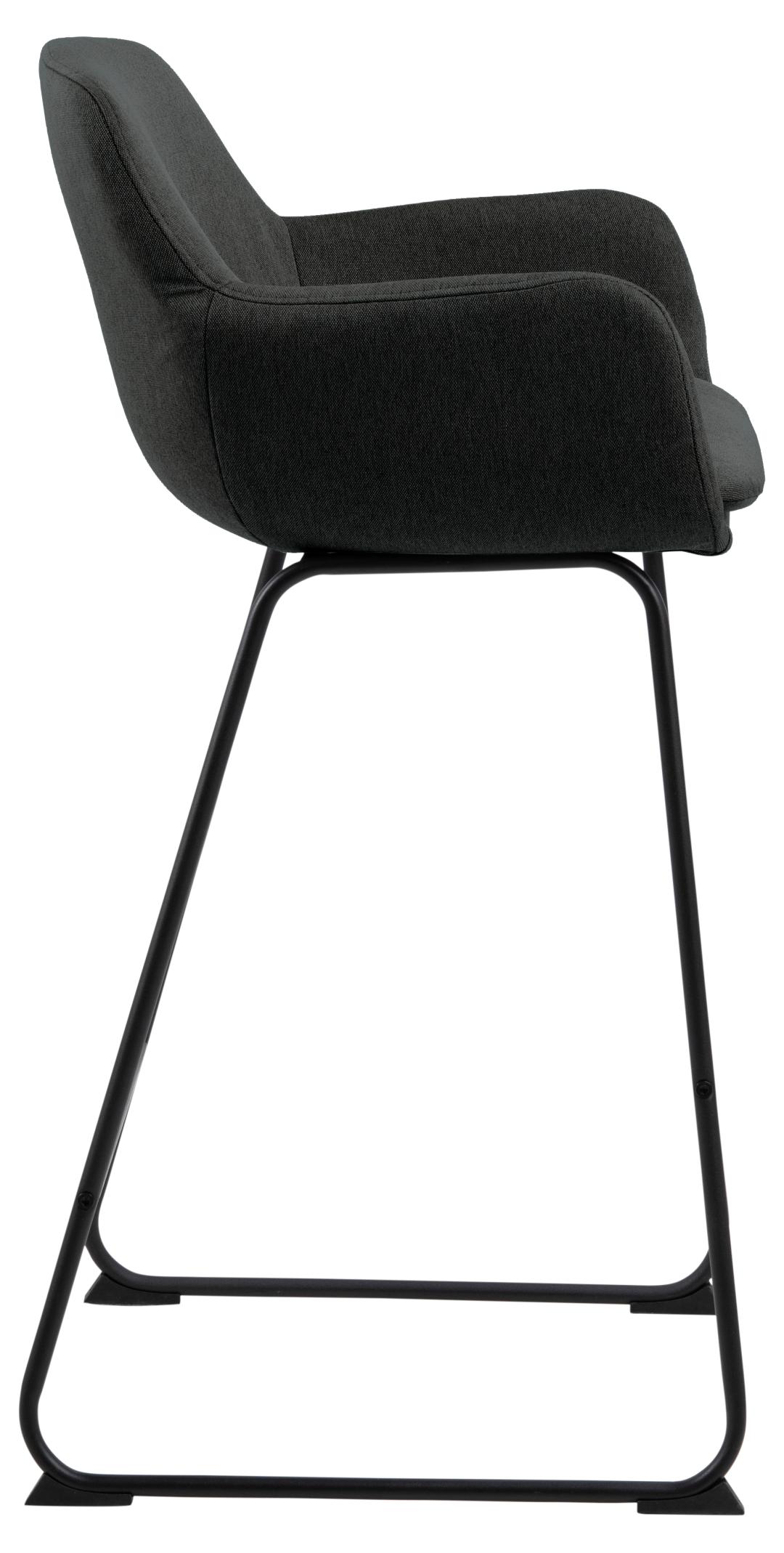 Tabouret de bar Lei - gris foncé/noir - Image 7