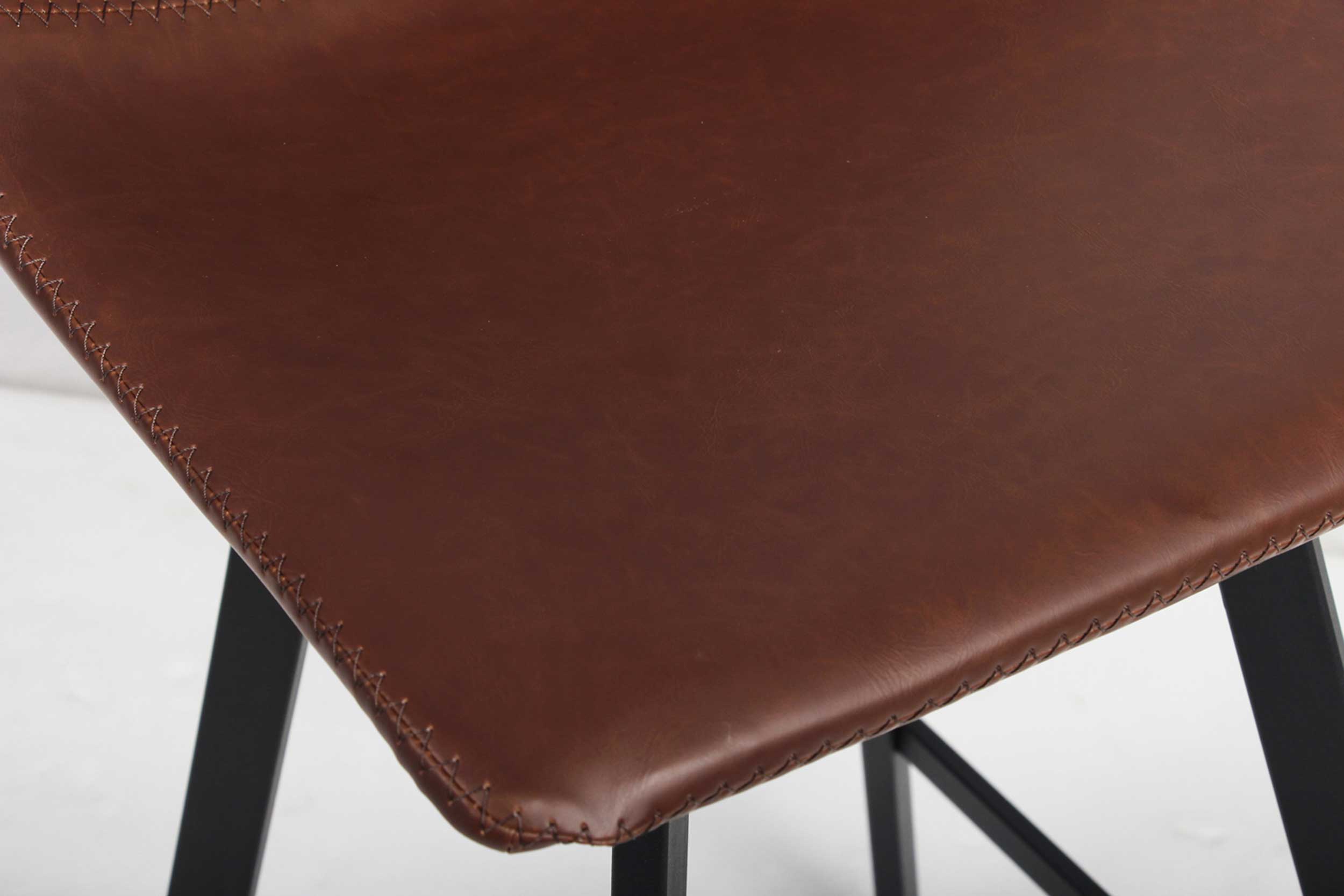 Tabouret de bar Ozan 68cm - brun - Image 2