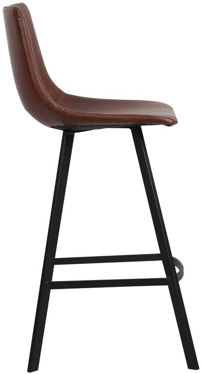 Tabouret de bar Ozan 68cm - brun - Image 4