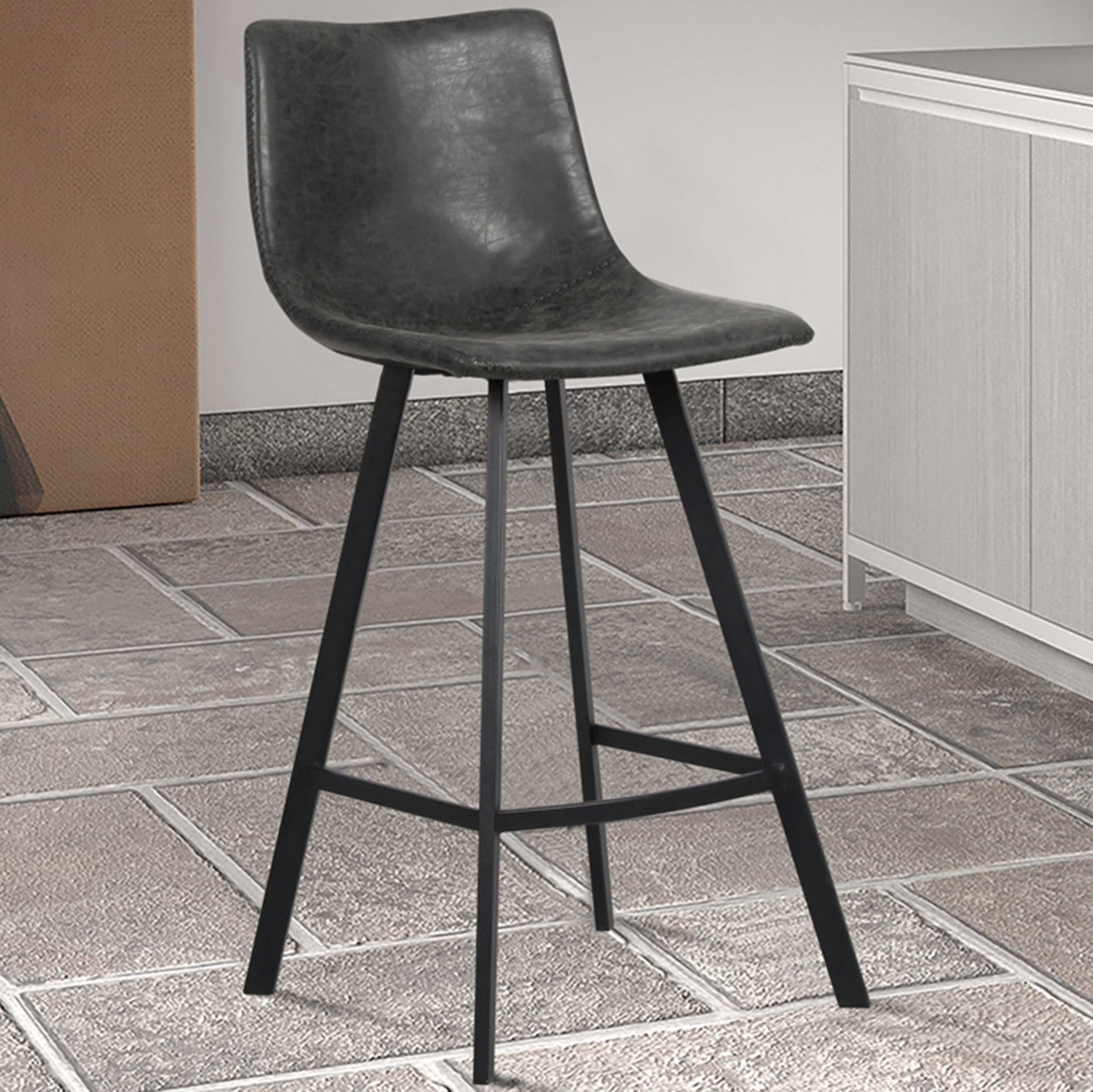 Tabouret de bar Ozan 68cm - noir