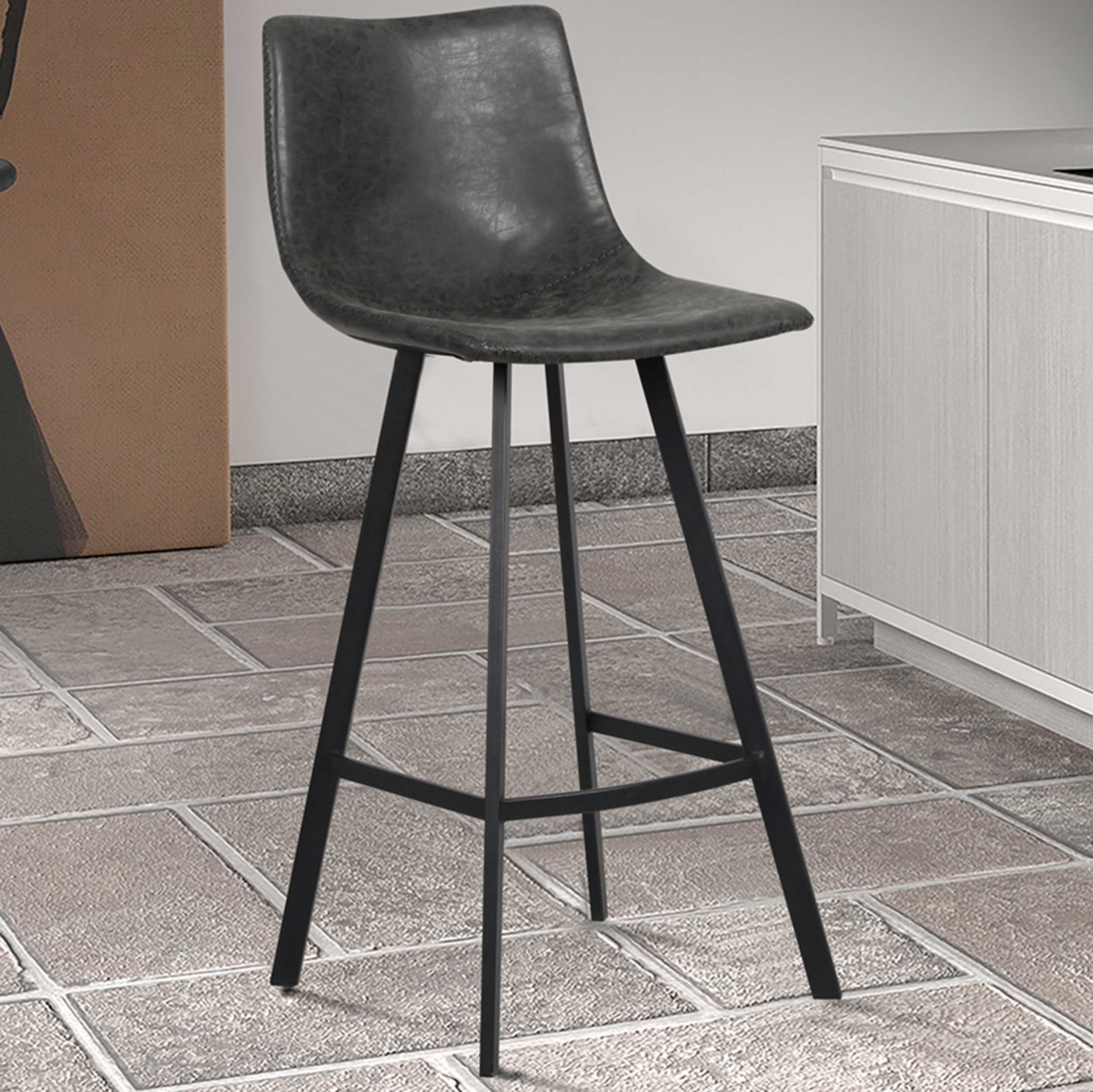 Tabouret de bar Ozan 78cm - noir