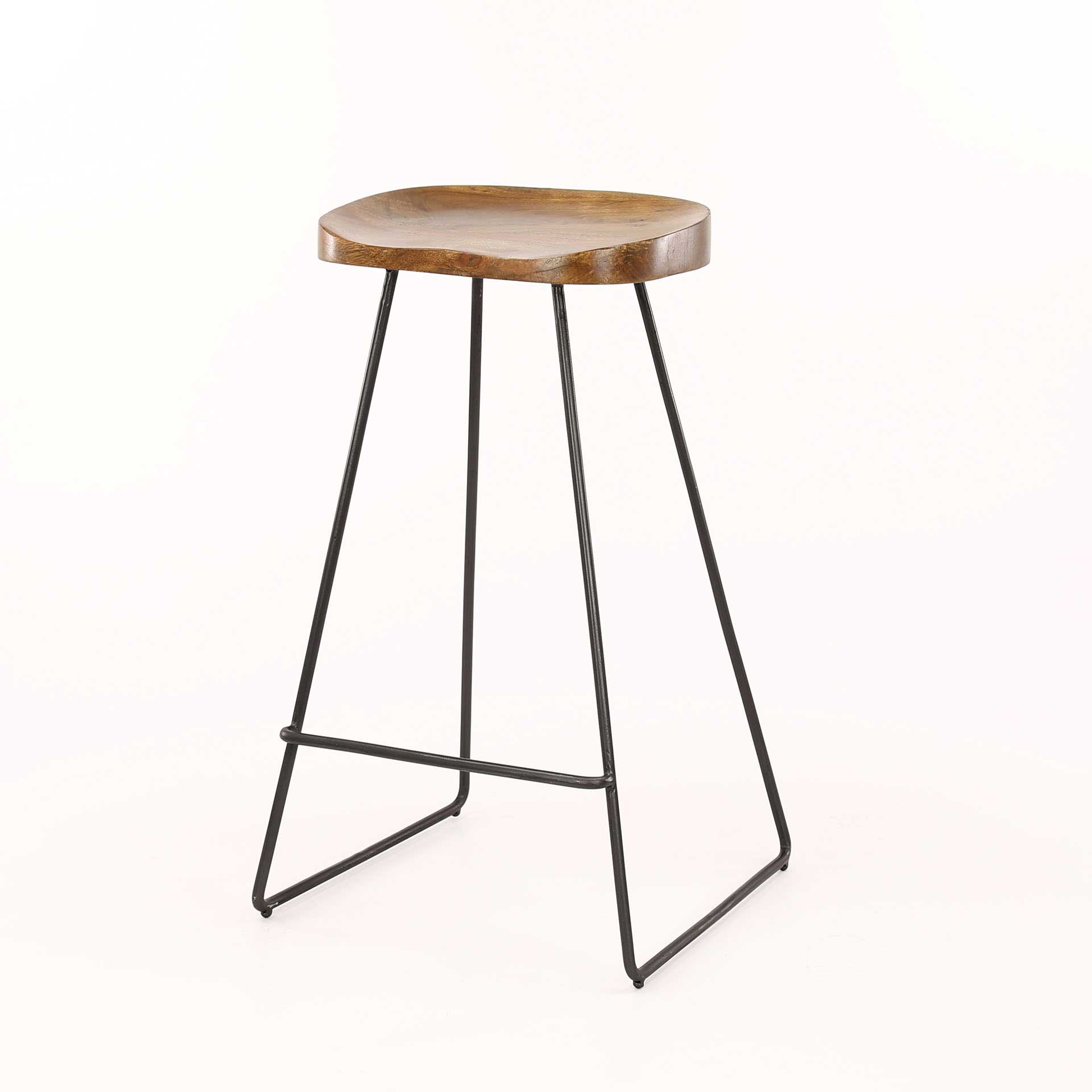 Tabouret de bar Rayan - acacia - Image 2